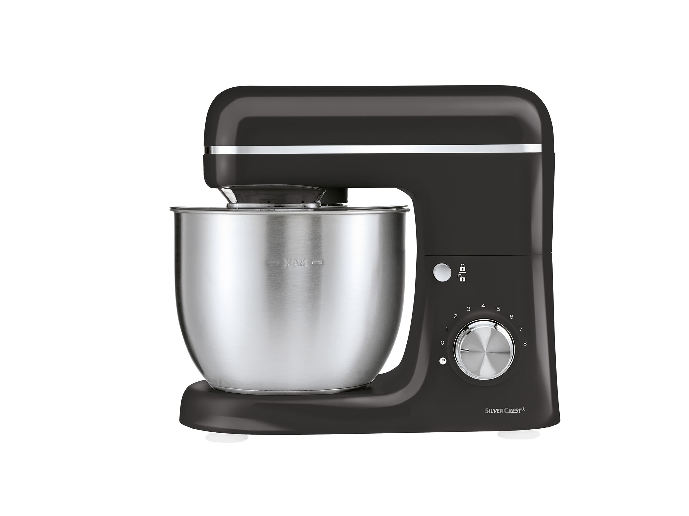 Silvercrest Kitchen Tools Robot kuchenny planetarny SKM 600 D3, 600 W, czarny