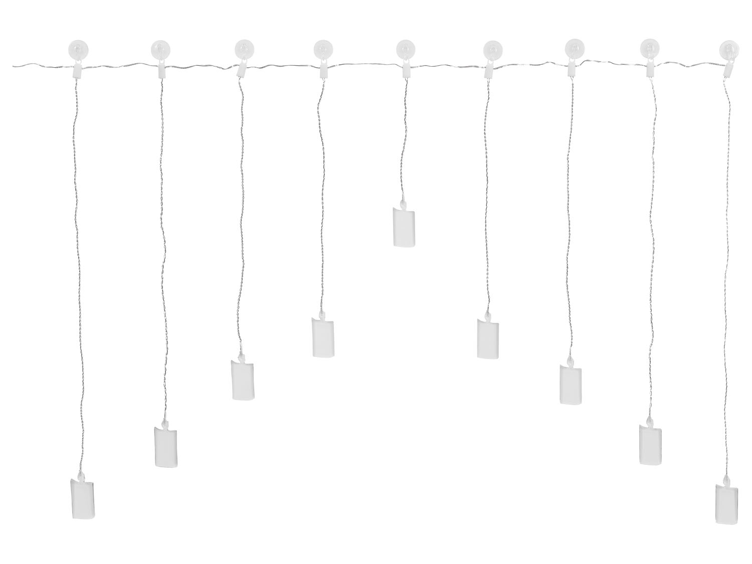 Livarno home Dekoracja świetlna LED kurtyna Świeczki, ciepła biel