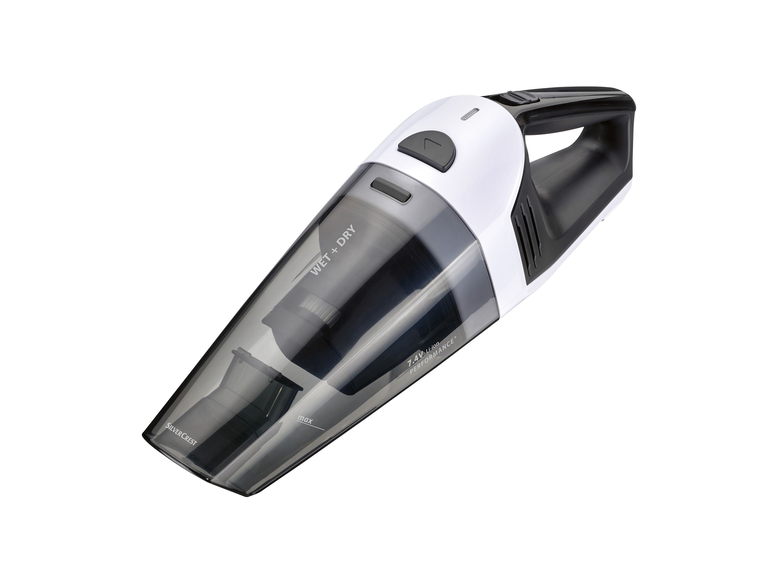 Silvercrest Akumulatorowy odkurzacz ręczny »Sas 7.4 LI F4«, do odkurzania na mokro i sucho