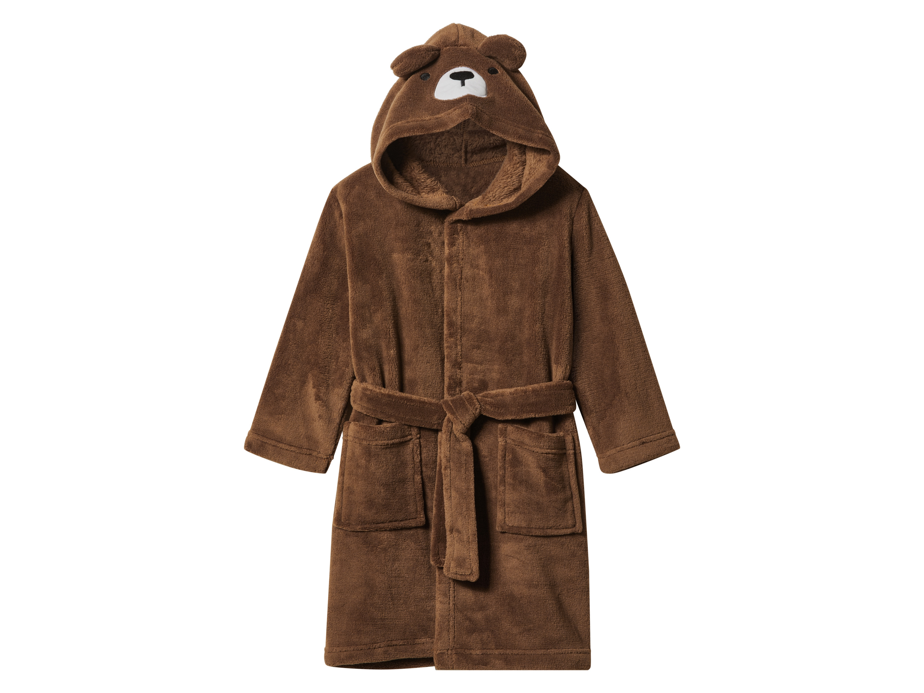 Livarno Szlafrok dziecięcy Brązowy, 98/104