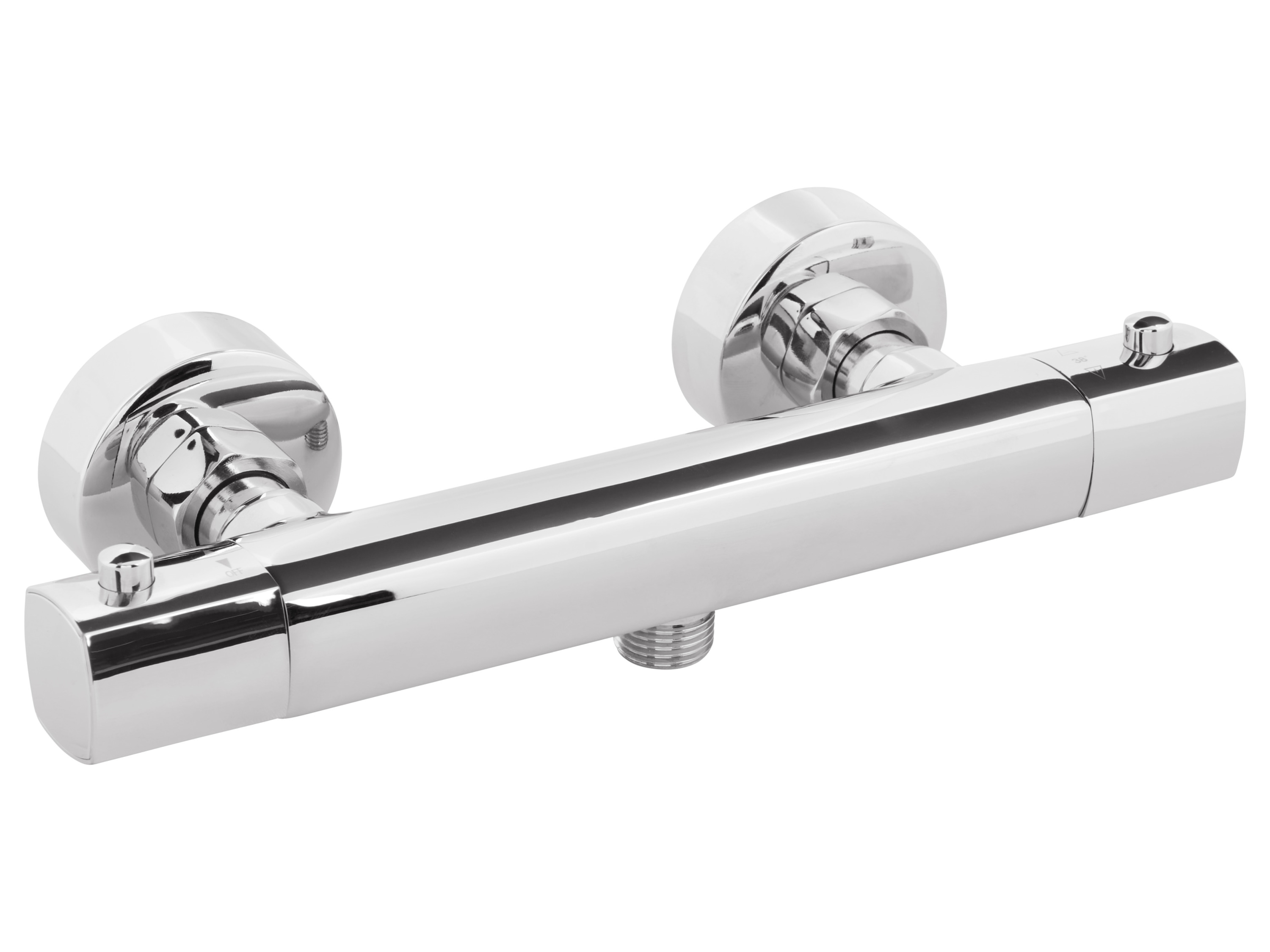 Livarno home Termostatyczna bateria prysznicowa lub wannowa Bateria prysznicowa, Chromowana