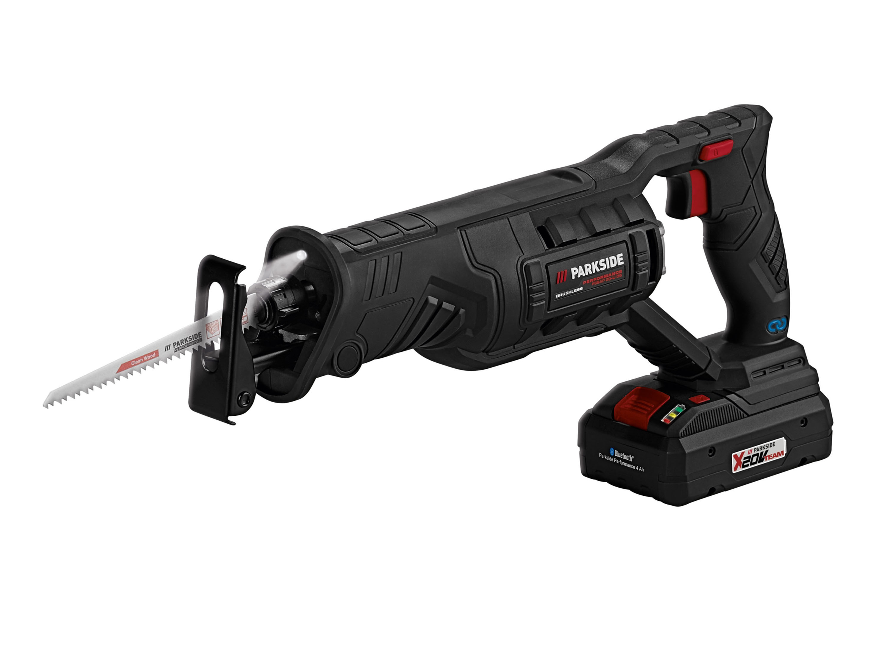 Parkside Performance Akumulatorowa piła szablasta Pssap 20 Li D5, 20 V z akumulatorem i ładowarką