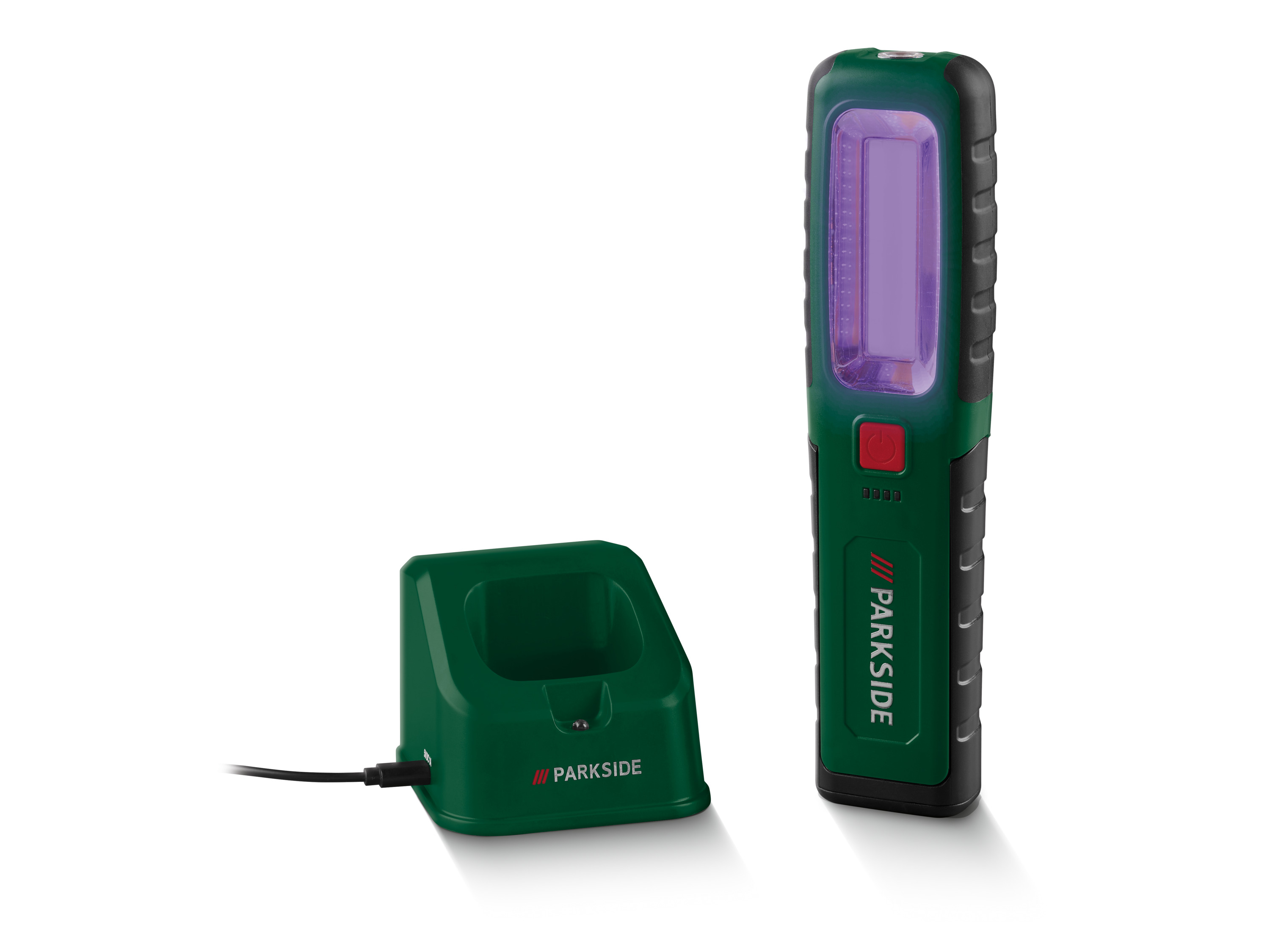 Parkside Akumulatorowa lampa warsztatowa Pasl 4000 B3, ze stacją ładowania