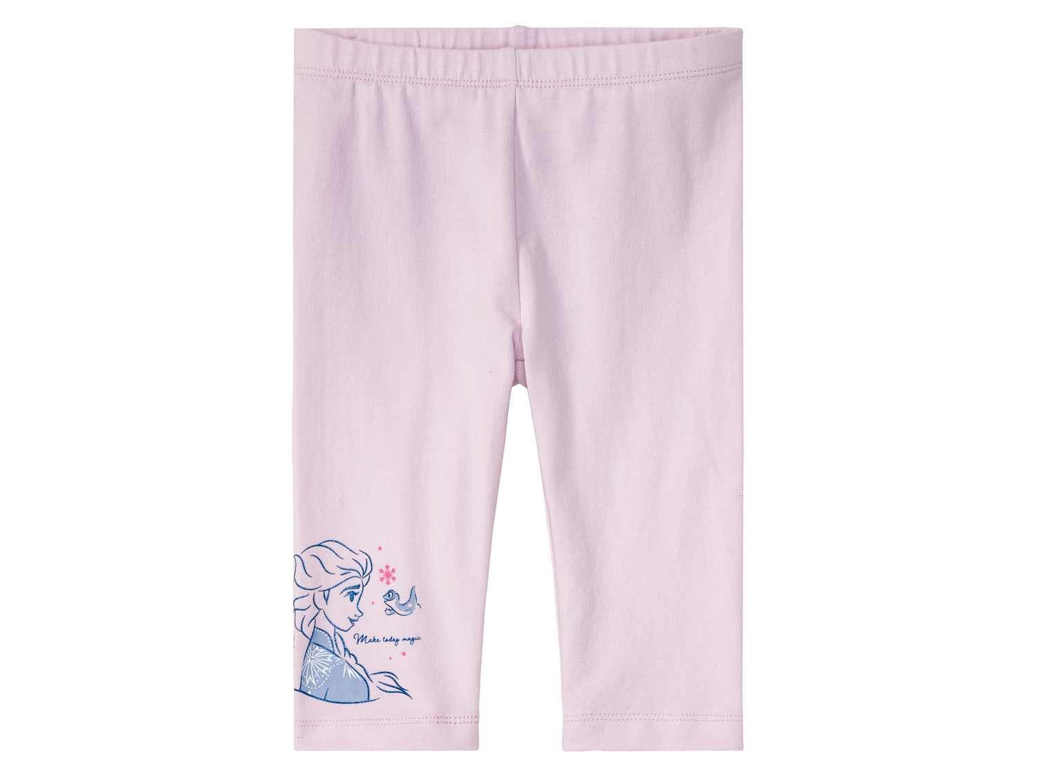 Legginsy dziewczęce 3/4 z postaciami z bajek Kraina lodu, 134/140