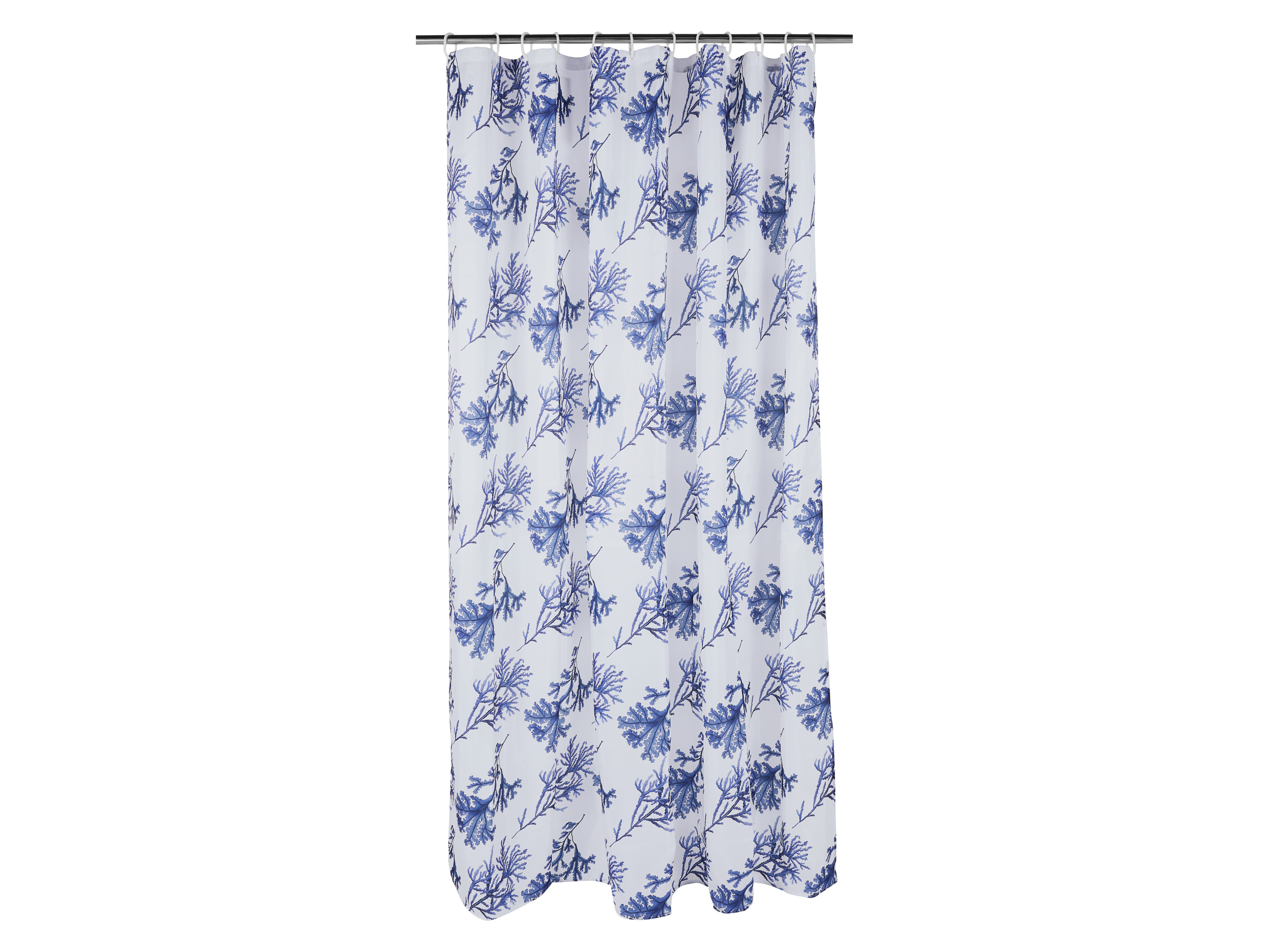 Livarno Zasłona prysznicowa, 180 x 200 cm Liście