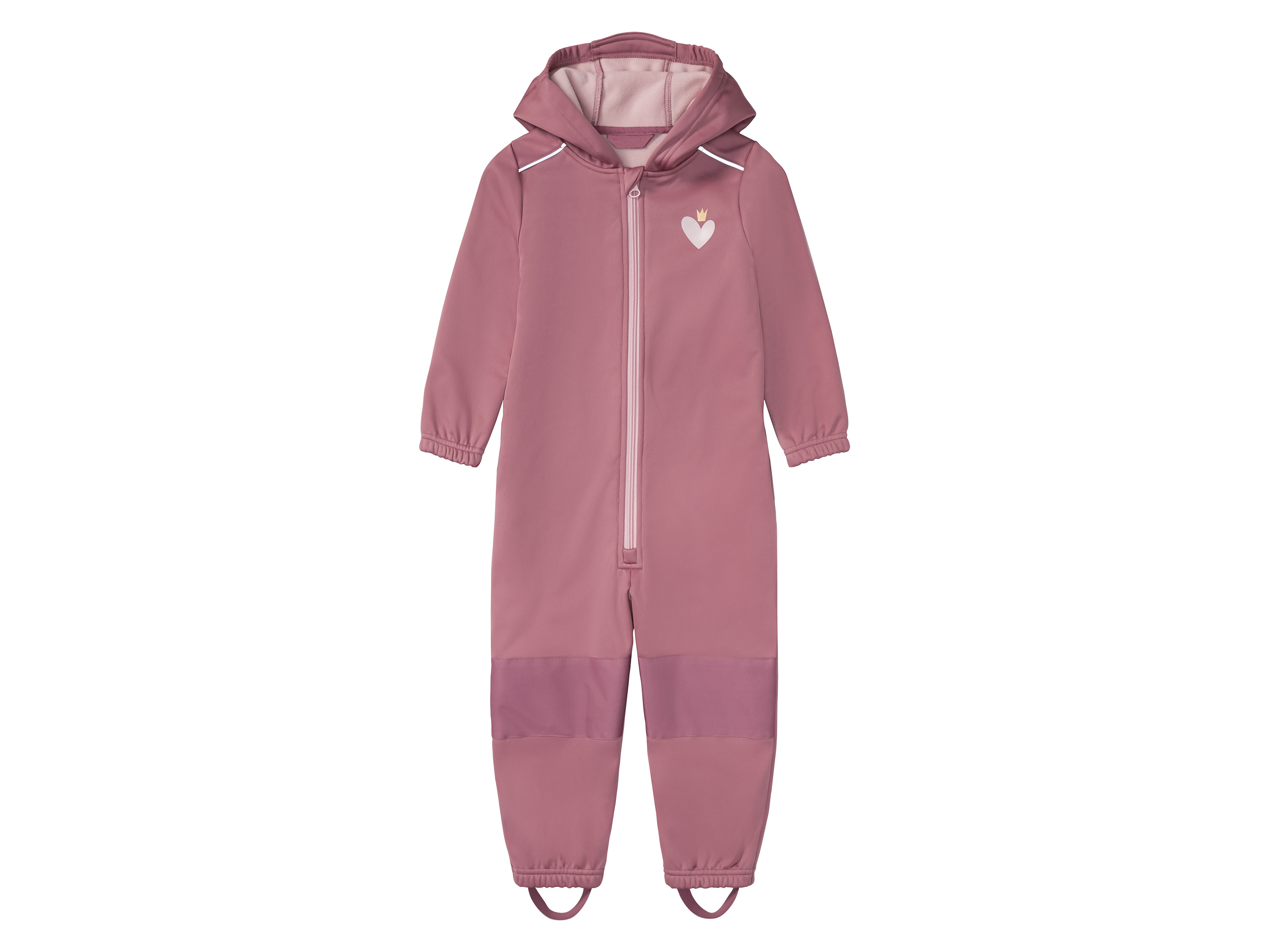 lupilu Kombinezon przeciwdeszczowy dziewczęcy, z podszewką 86/92, Różowy