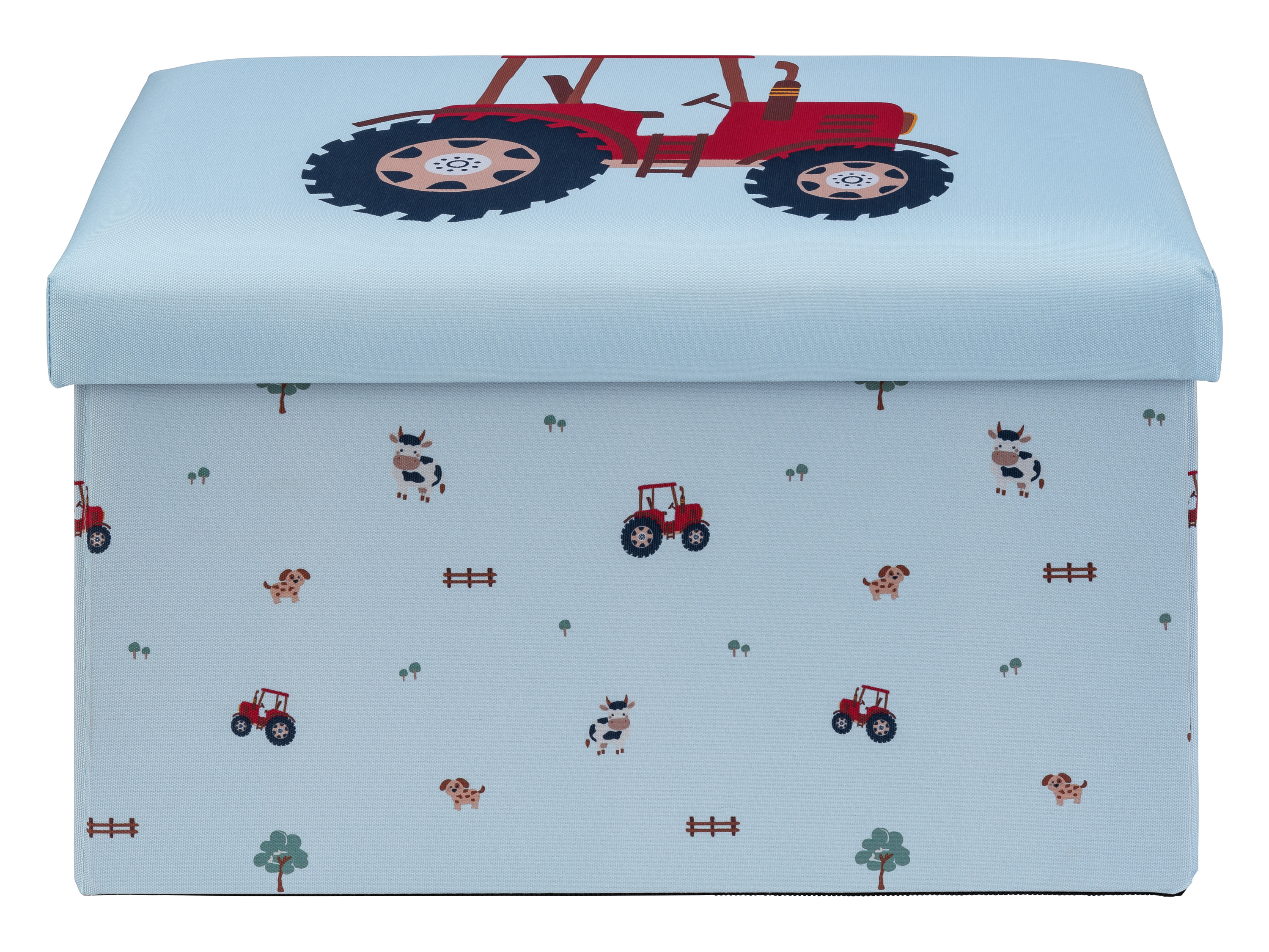 Livarno Skrzynia do siedzenia, 50 x 30 x 30 cm Niebieski