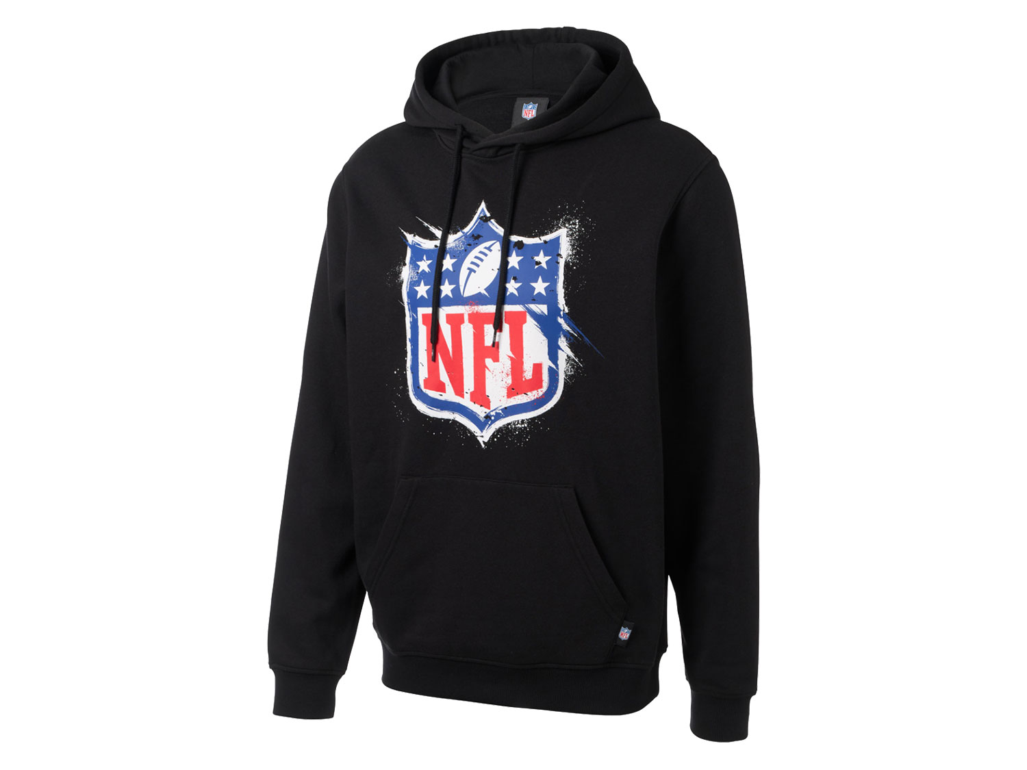 NFL Bluza damska lub męska z kapturem Logo NFL/czarny, XL