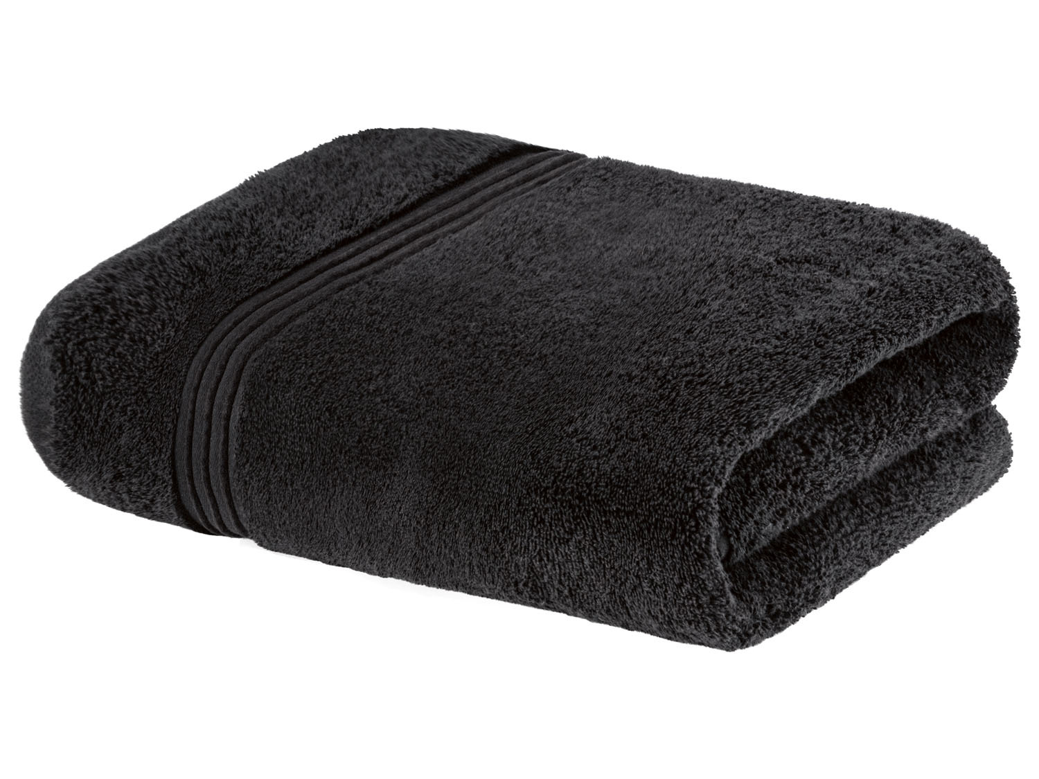 Livarno home Ręcznik kąpielowy, 80 x 200 cm, 1 sztuka Czarny