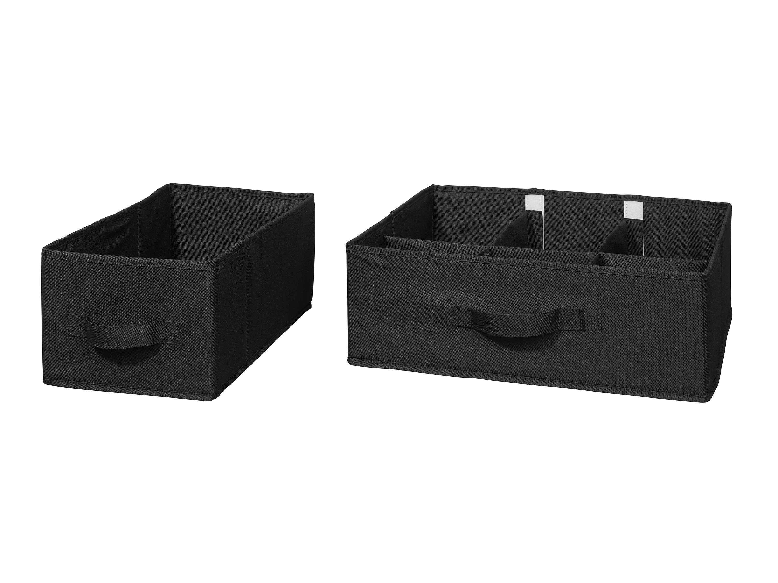 Livarno home Pudełko do przechowywania / Organizer do szuflady Pudełka do szuflady, Czarny