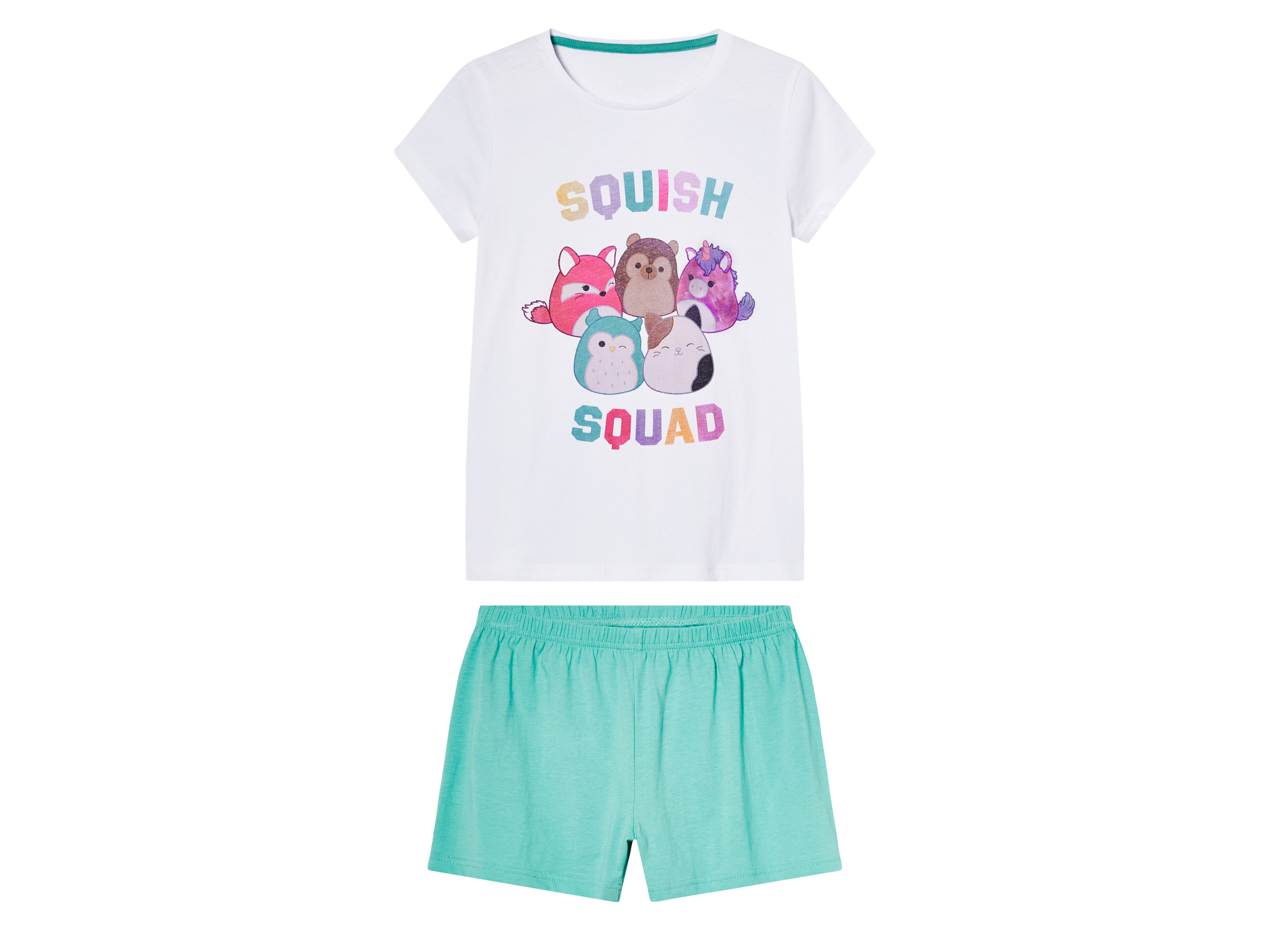 Piżama młodzieżowa z bawełny Squishmallows, 146/152