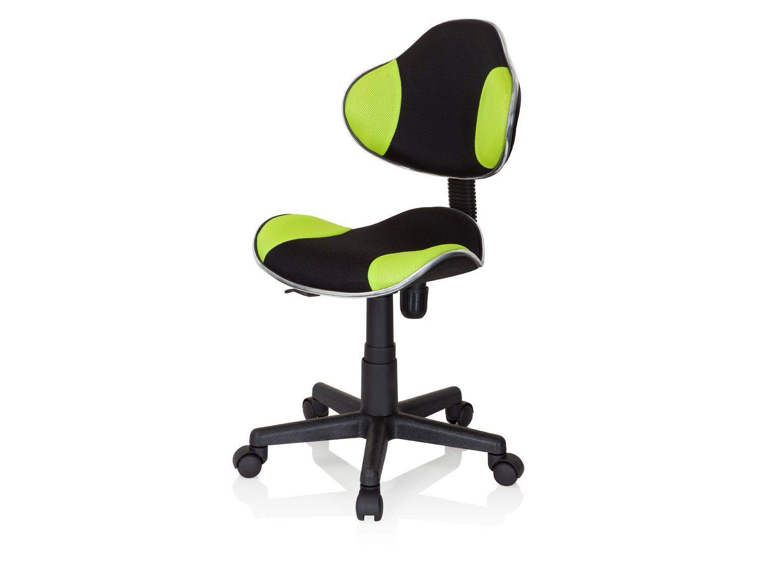 hjh Office Krzesło obrotowe dla dzieci Kiddy Gti-2 Czarny/zielony