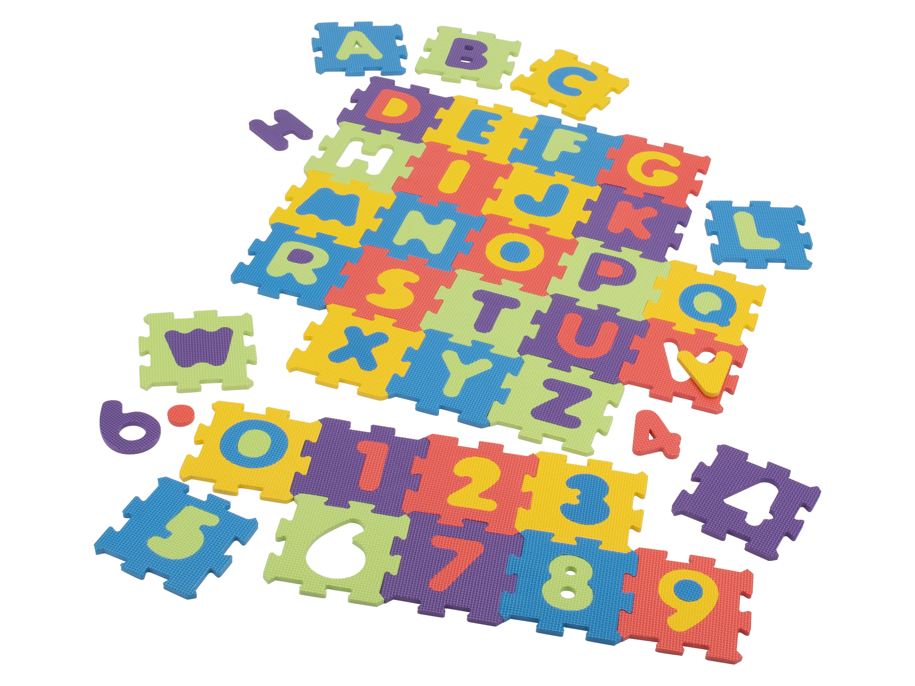 lupilu Maty puzzlowe Cyfry i litery