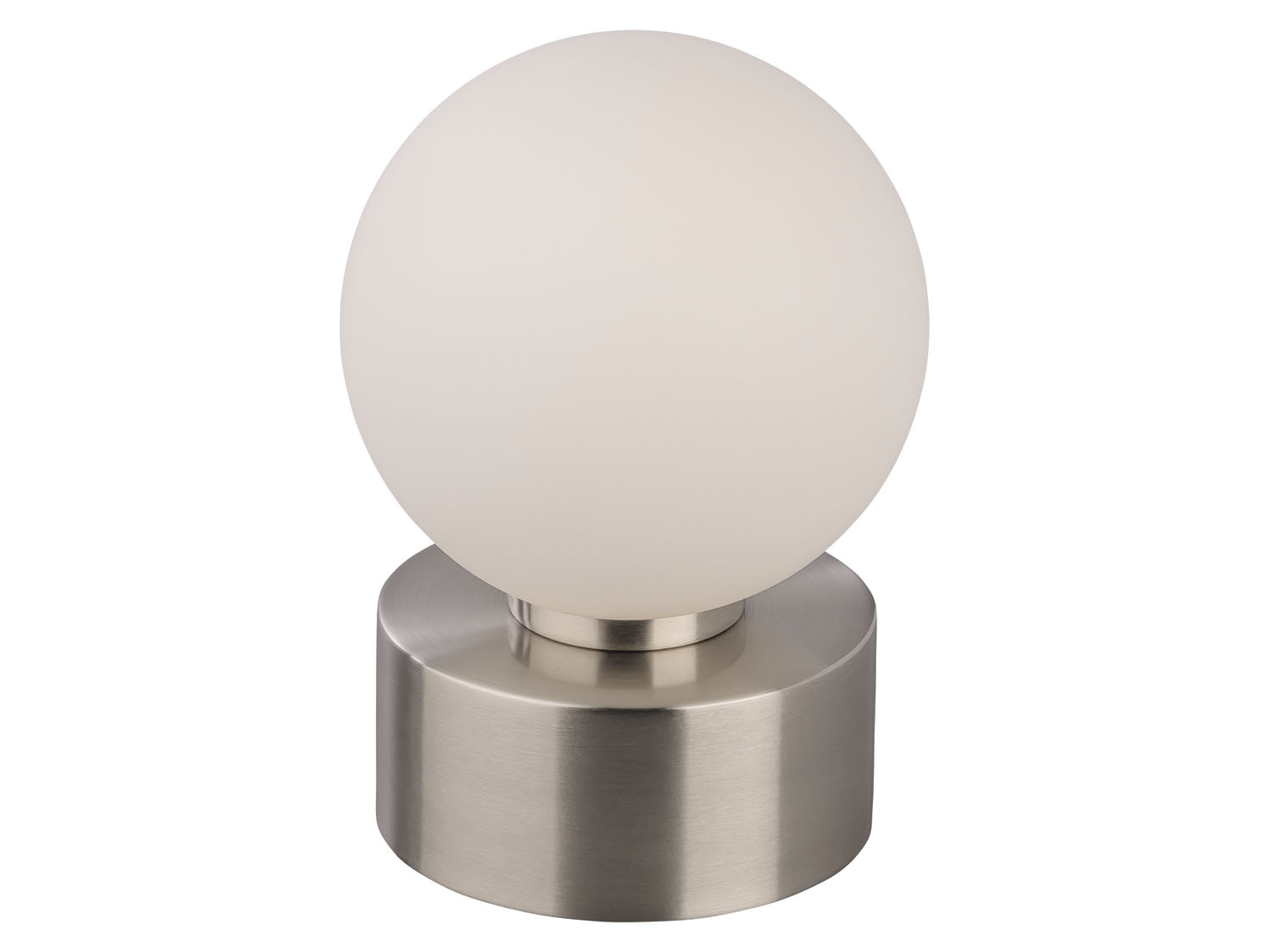 Livarno home Lampa stołowa Led, z kloszem szklanym Okrągłe szkło