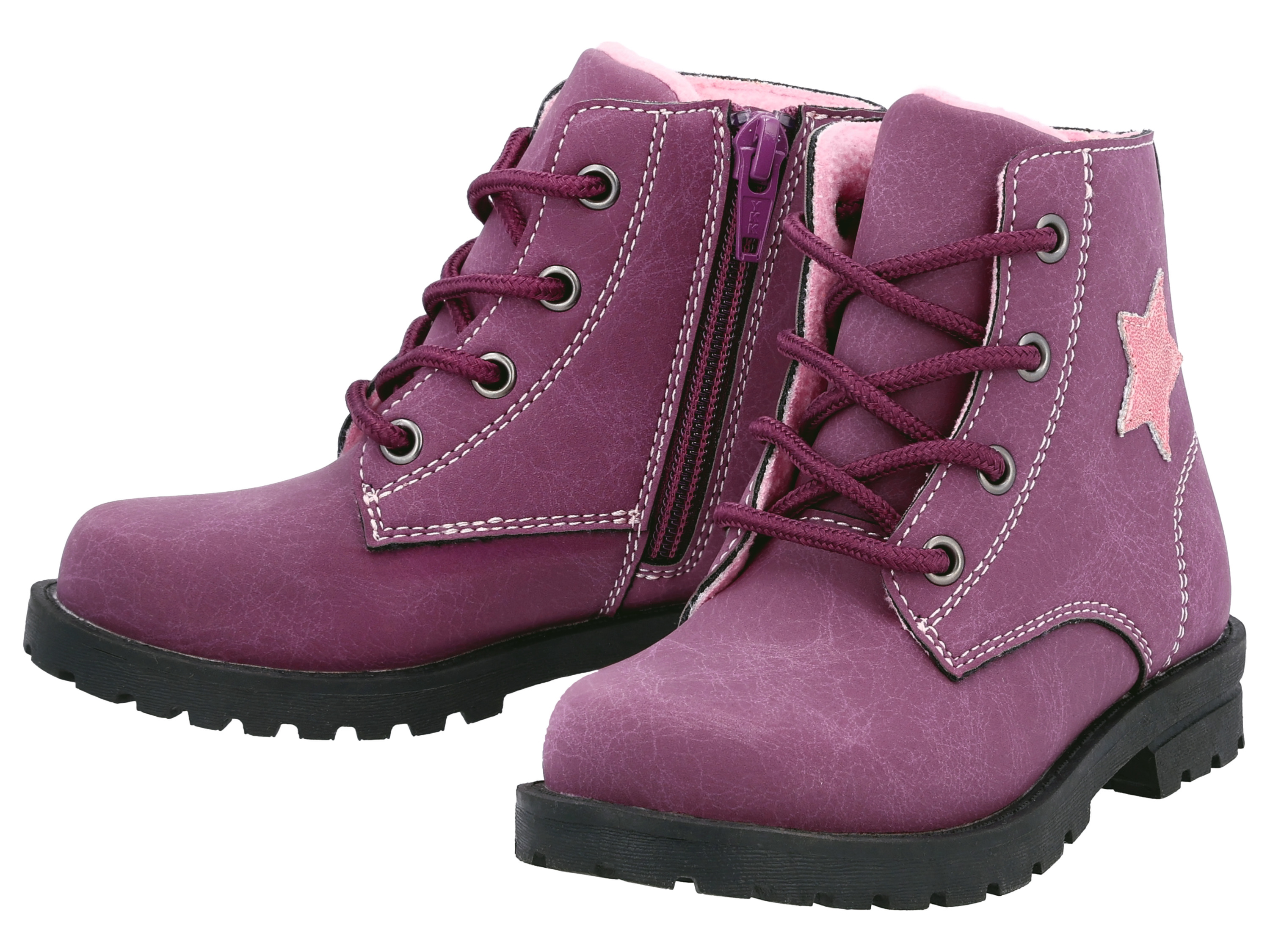 lupilu Botki ocieplane dziewczęce Fioletowy, 30