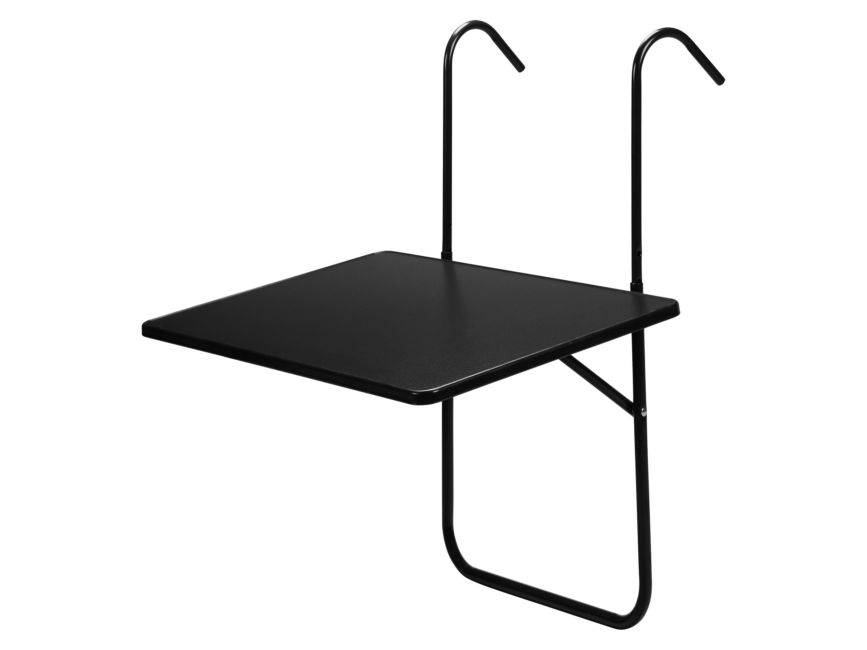 Livarno home Stolik balkonowy, składany i zawieszany Antracytowy