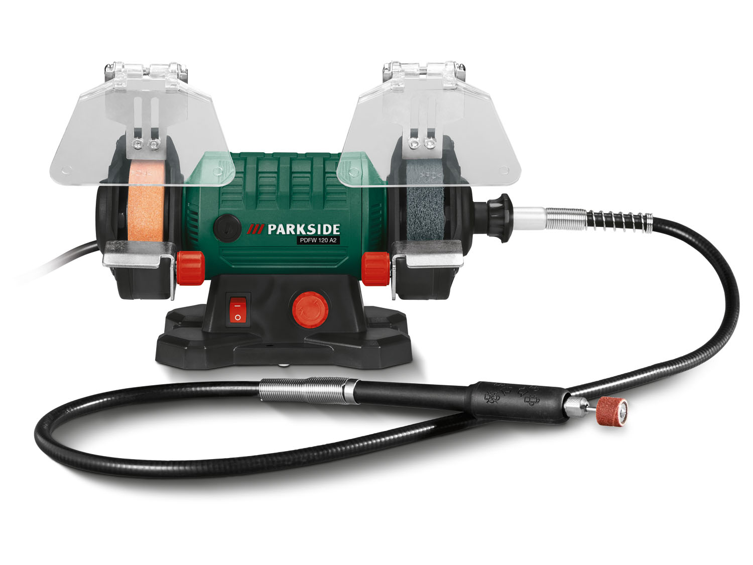 Parkside Szlifierka podwójna z giętkim wałem Pdfw 120 A2