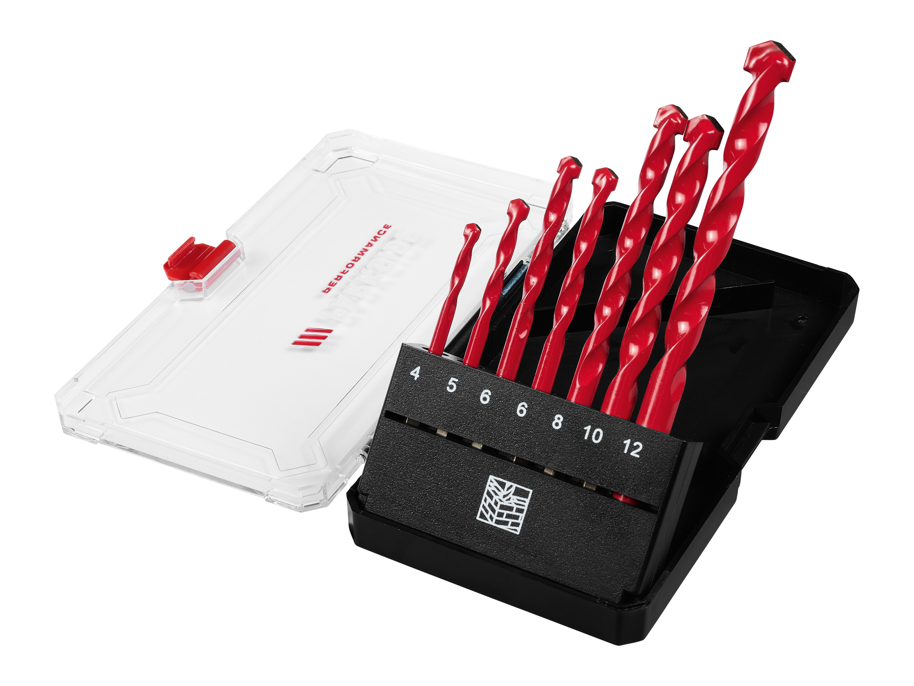 Parkside Performance Zestaw wierteł sześciokątnych HSS / do kamienia / do drewna Wiertła do kamienia