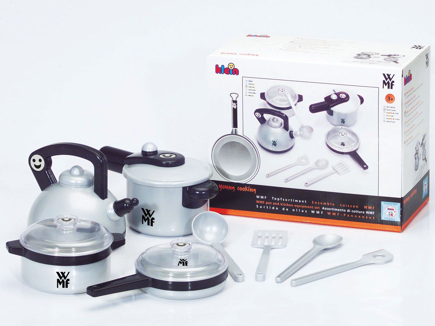 Zestaw garnków Theo Klein WMF dla dzieci, z akcesoriami