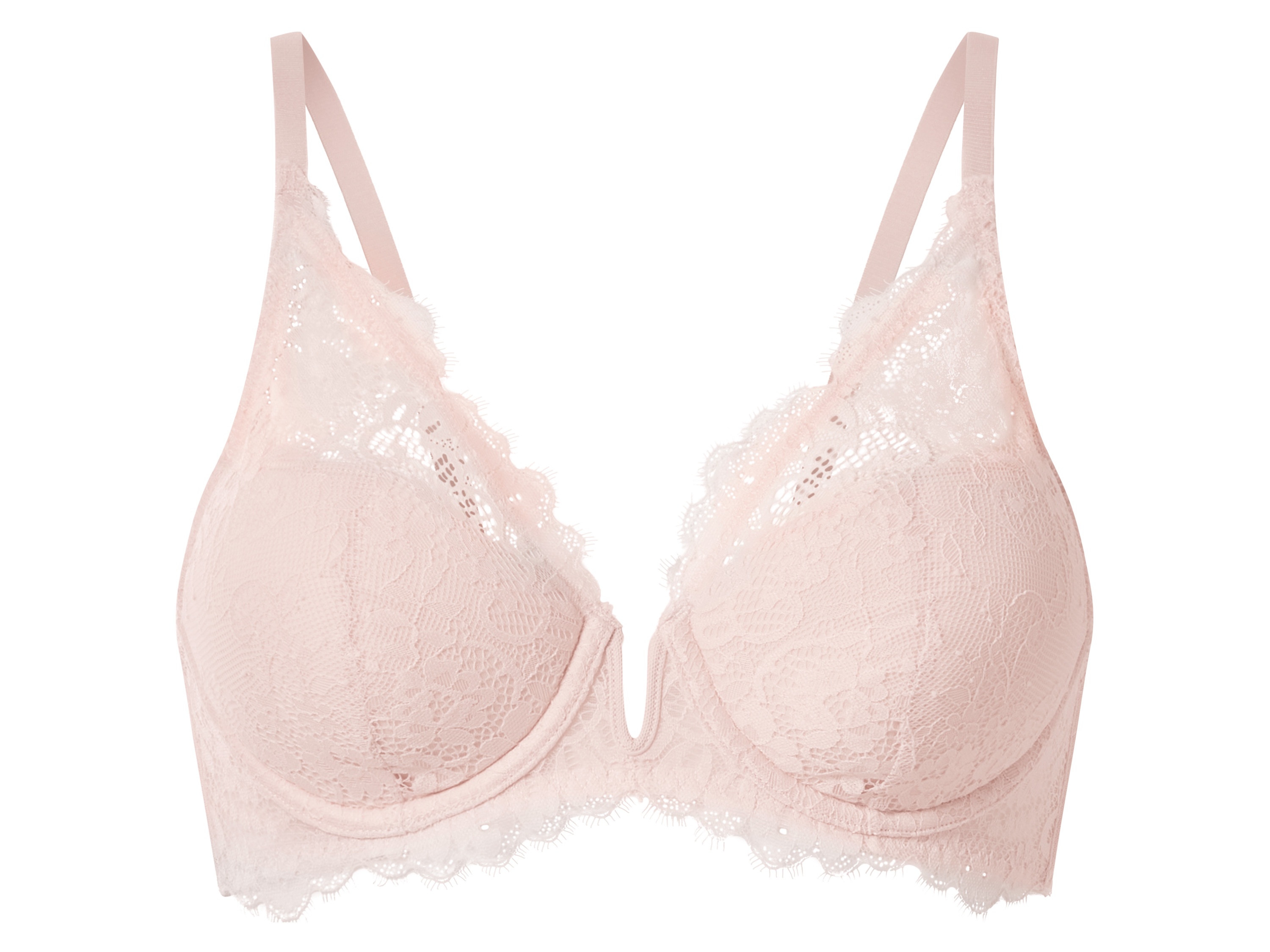 esmara Biustonosz damski z koronką Różowy, 75B