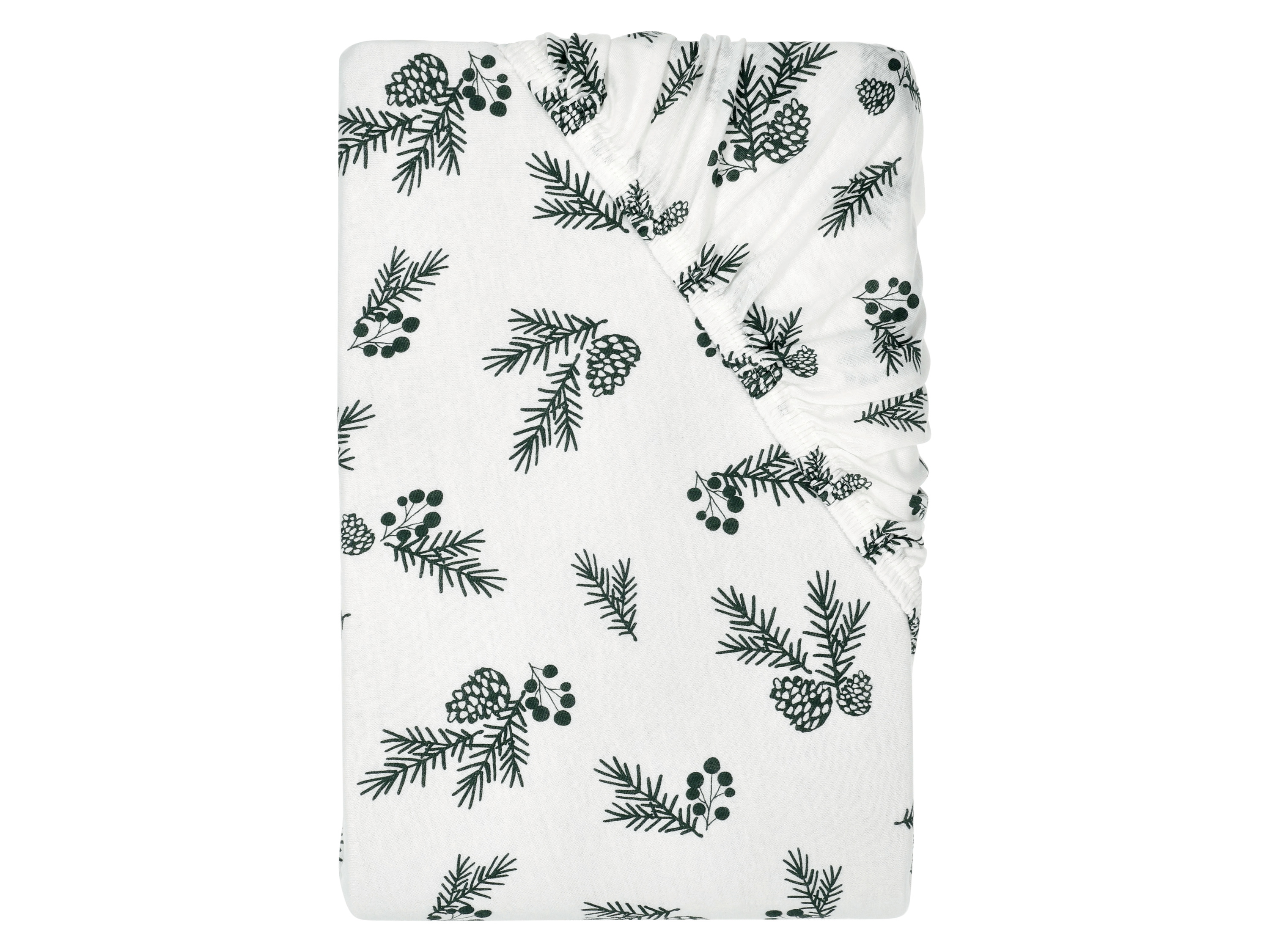 Livarno Prześcieradło z dżerseju gumką, 90-100 x 200 cm gałęzie