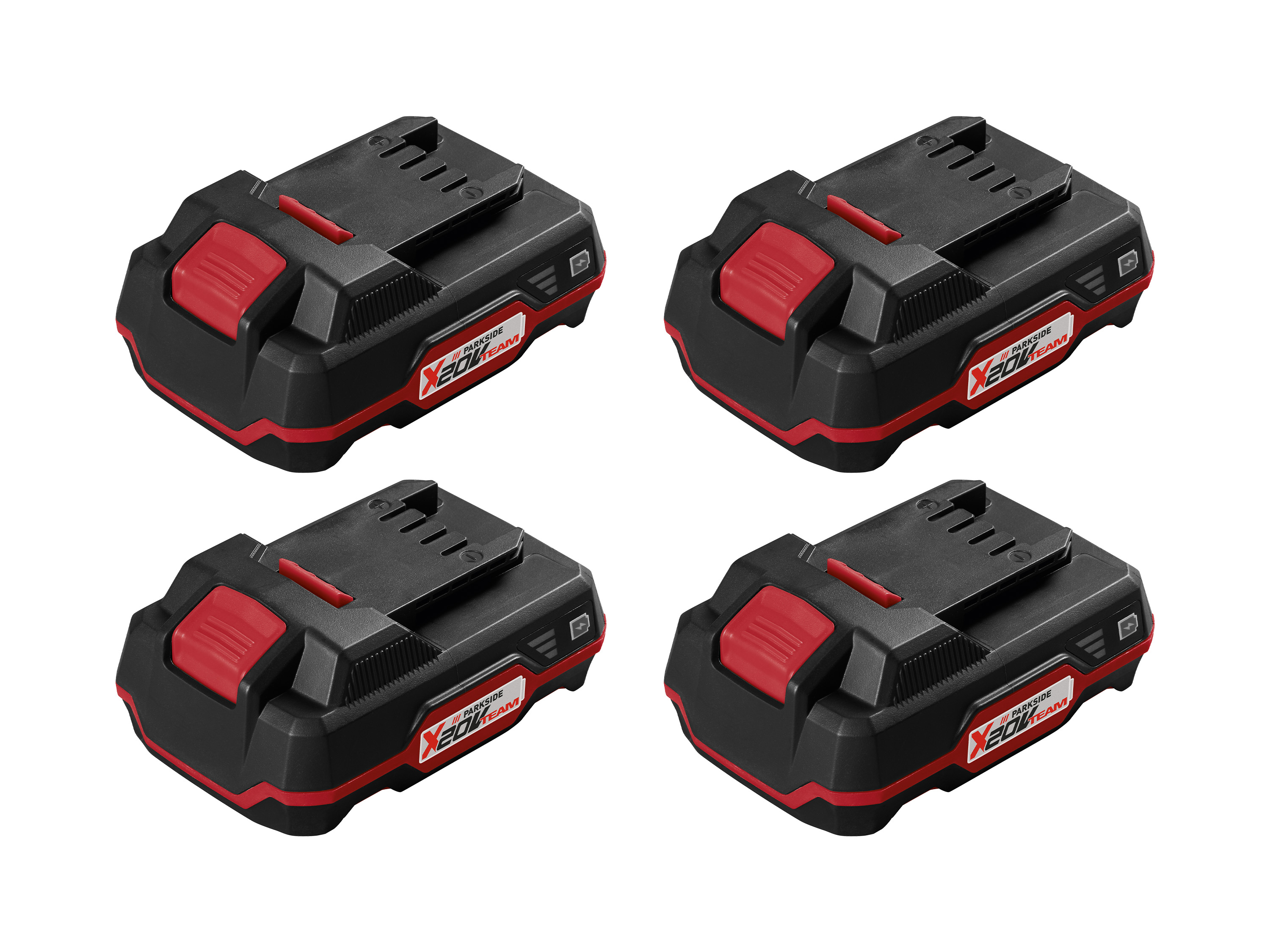 Parkside Zestaw 4 akumulatorów litowo-jonowych 20 V, 2 Ah, PAP 20 B1