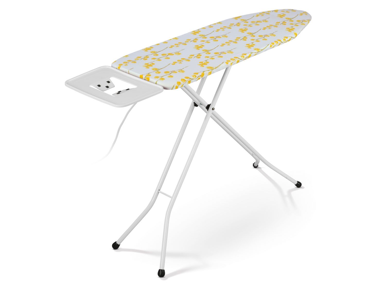 AquaPur Deska do prasowania z gniazdkiem 120 x 38 cm Kwiaty
