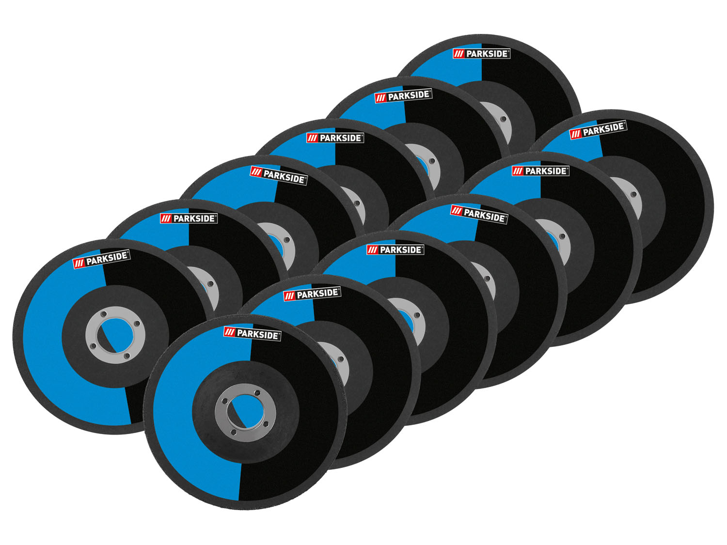 Parkside Akcesoria do szlifierki kątowej 20 V, 1 zestaw Tarcze do cięcia, 12 sztuk
