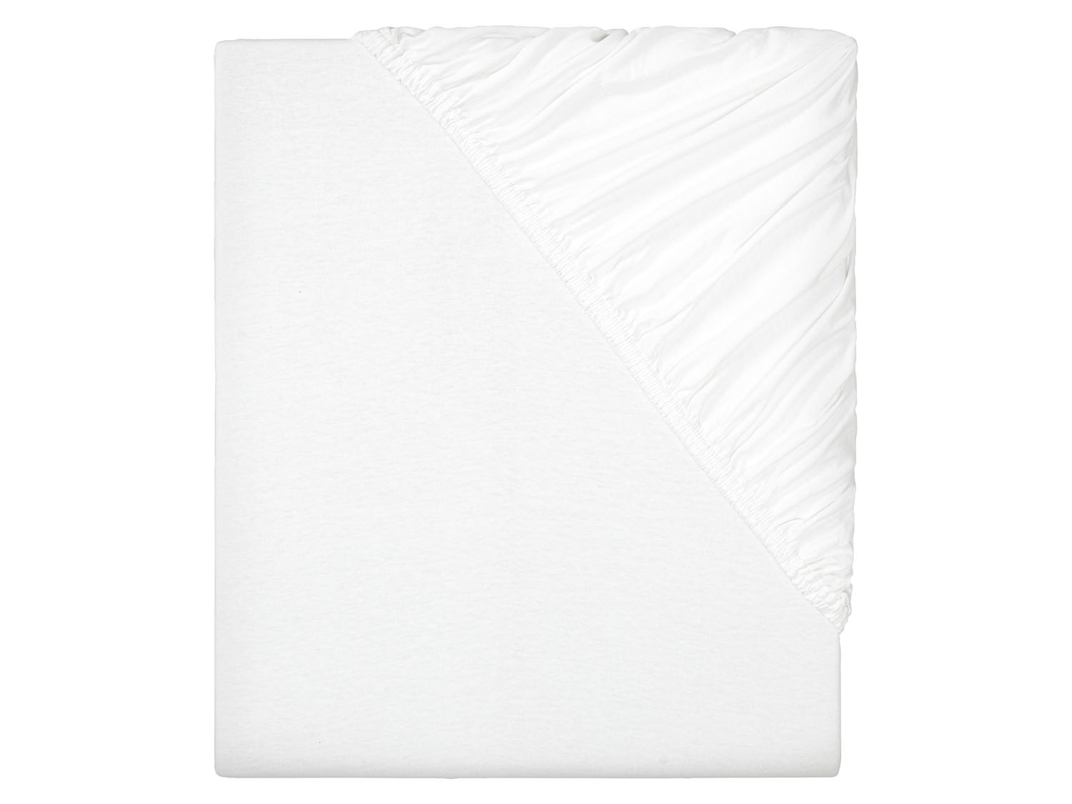 Livarno home Prześcieradło z dżerseju z gumką, 90-100 x 200 cm Biały