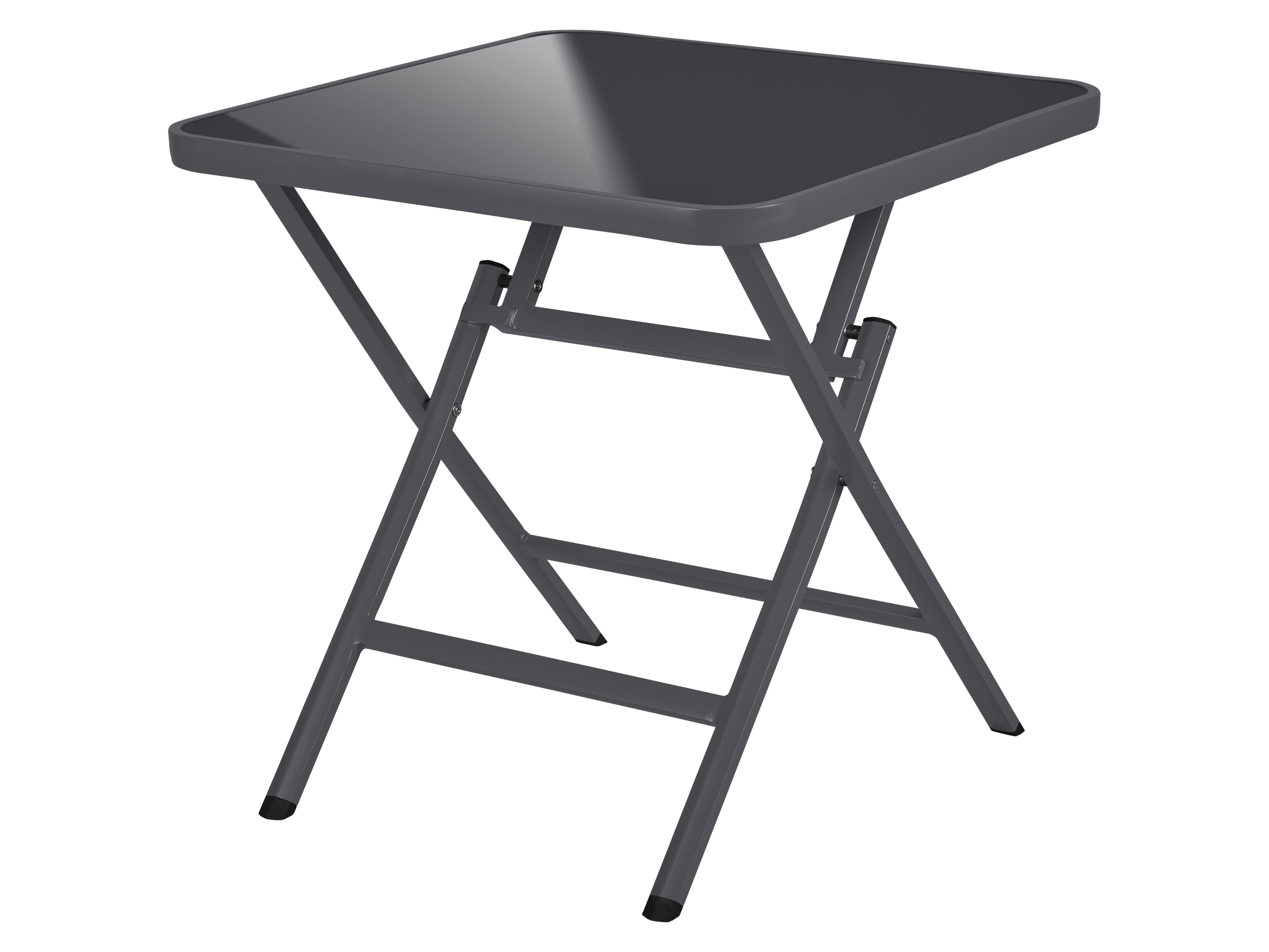 Livarno Aluminiowy stolik ogrodowy składany Houston/Toronto, szary