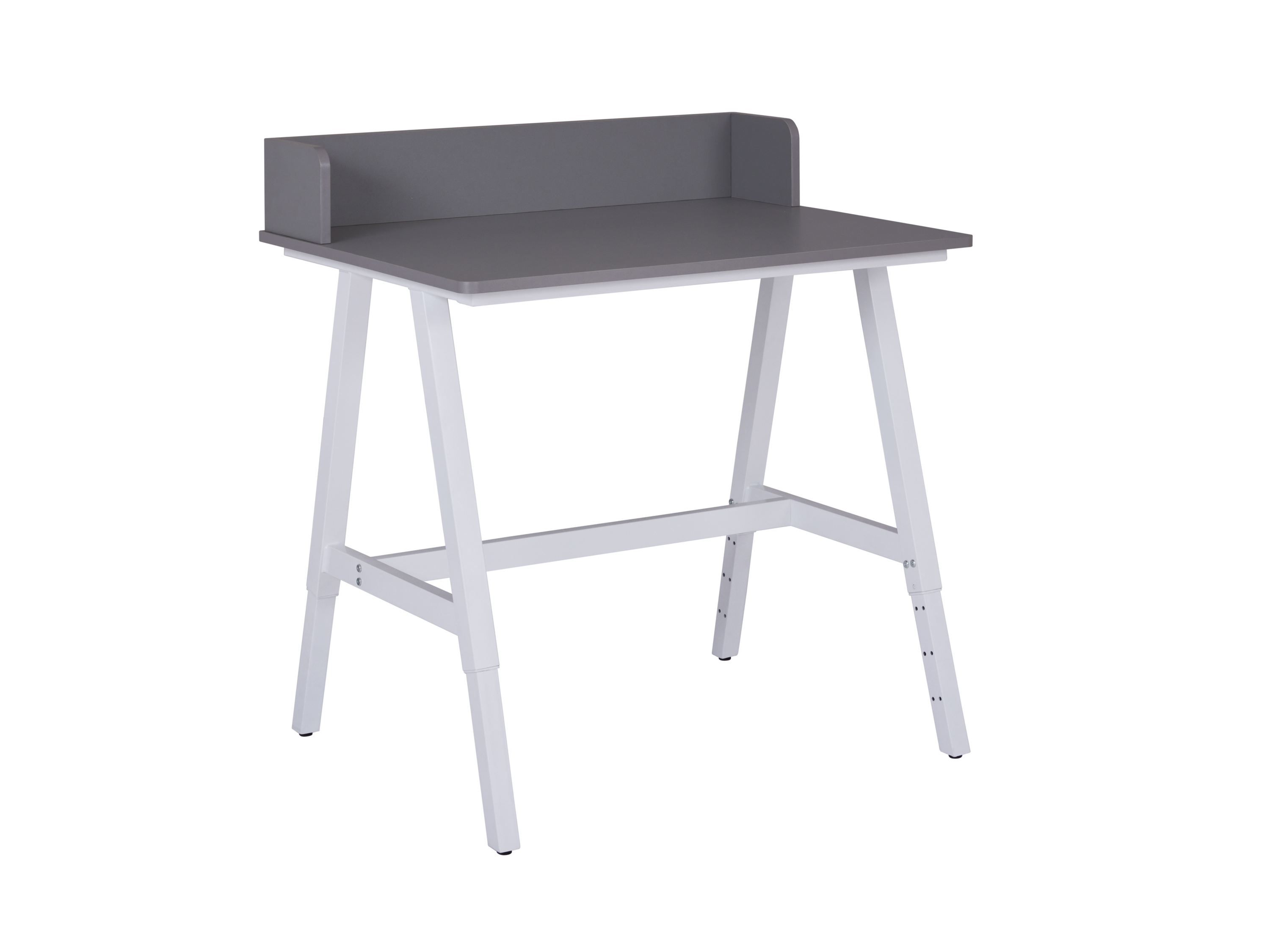 Inter Link Biurko »Emmelie«, z regulacją wysokości. szary/biały