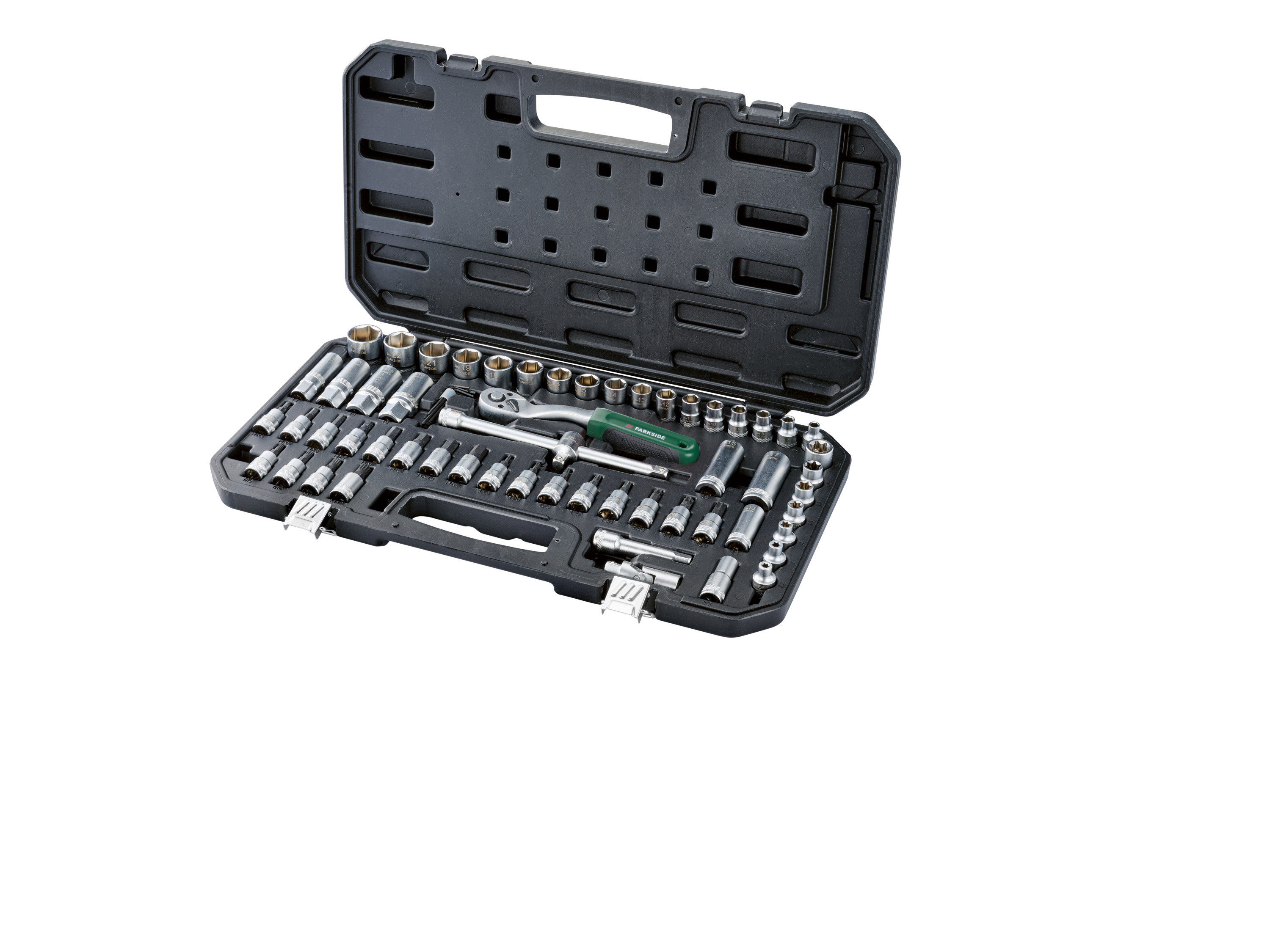 Parkside Zestaw 65 kluczy nasadowych