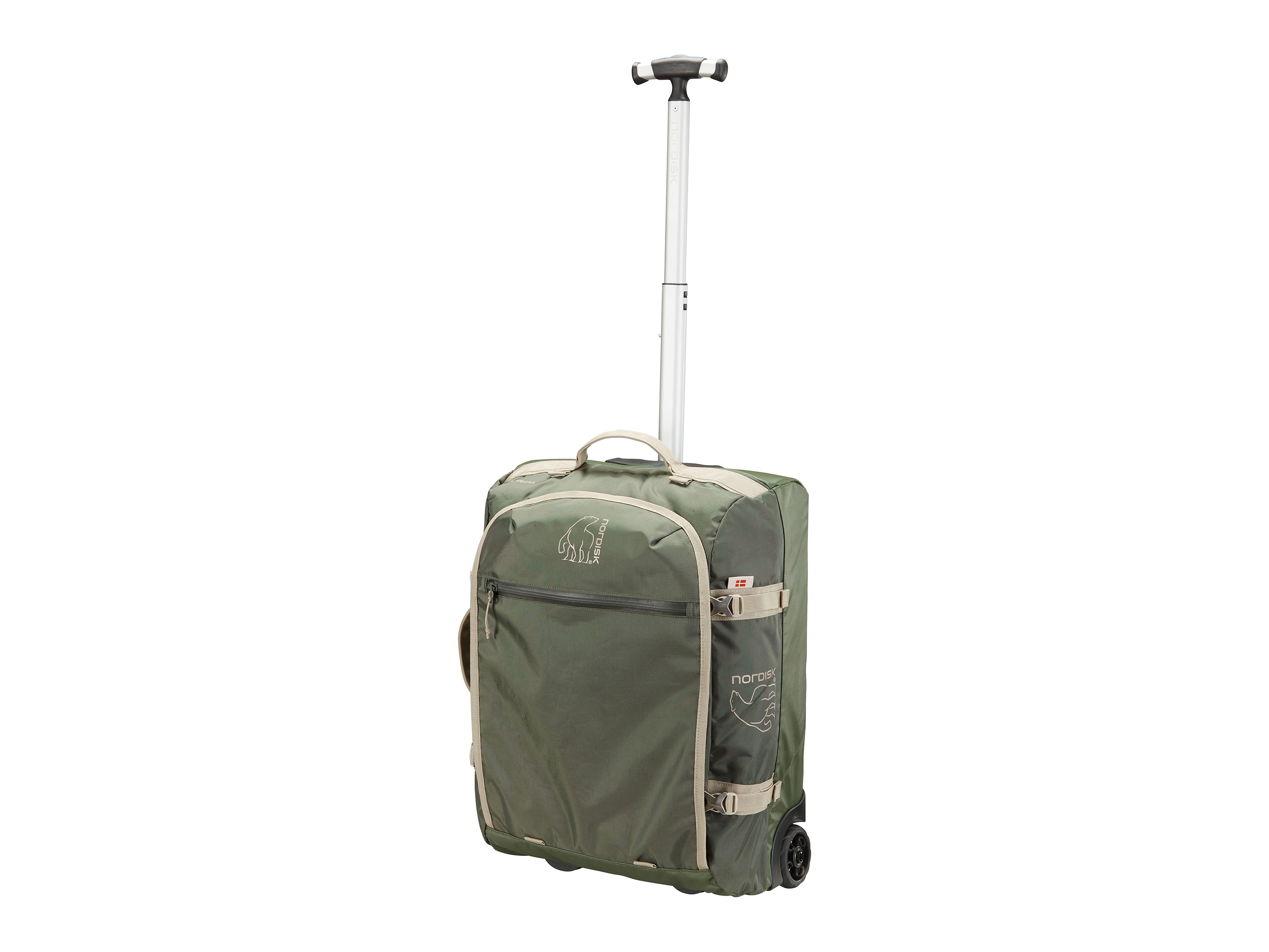 Nordisk Torba podróżna Verran, z kółkami Forest Green, 45 L
