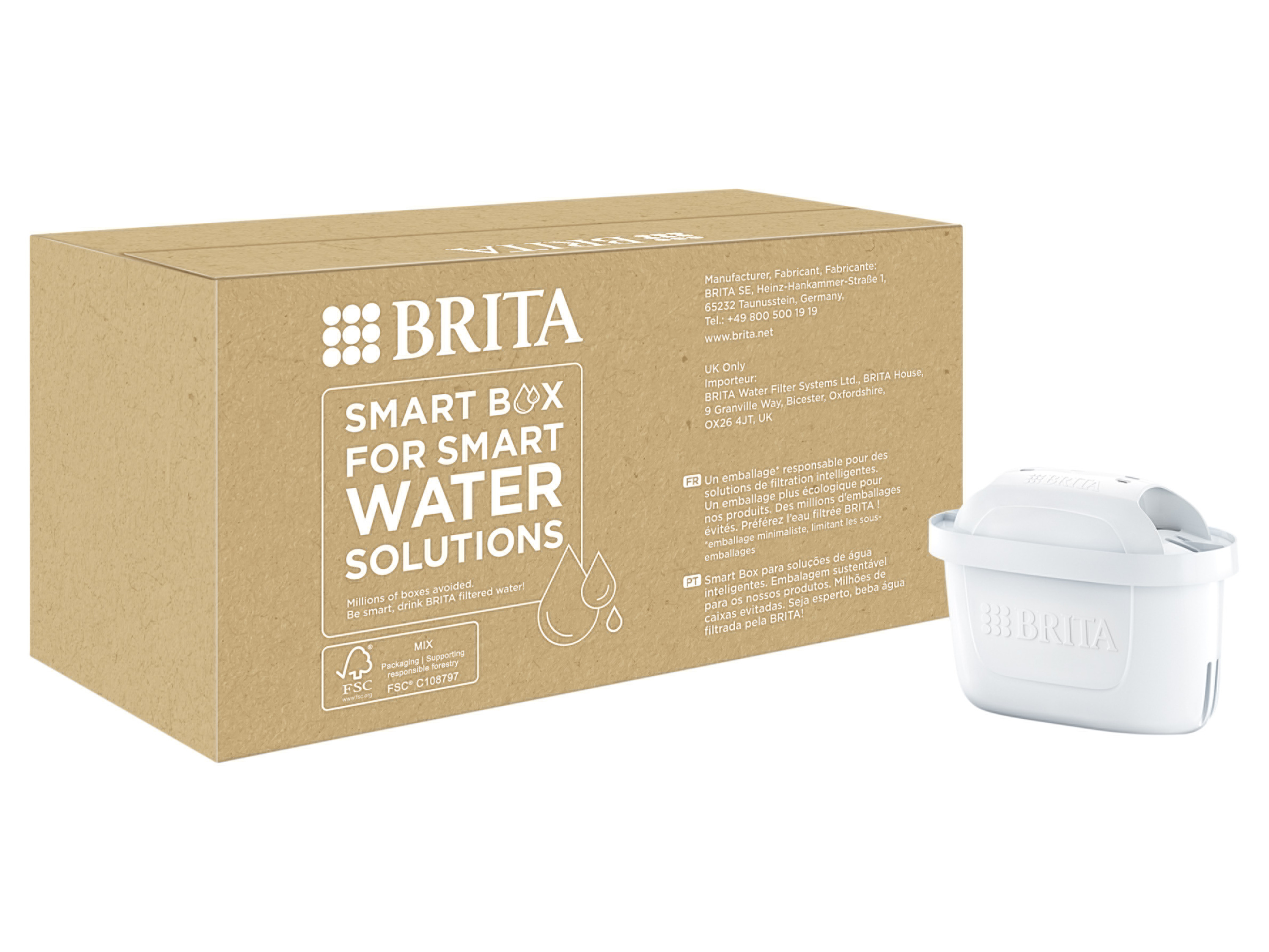 Brita Zestaw 6 wkładów wymiennych do filtra wody Pure Performance Pack "Maxtra Pro Pure"