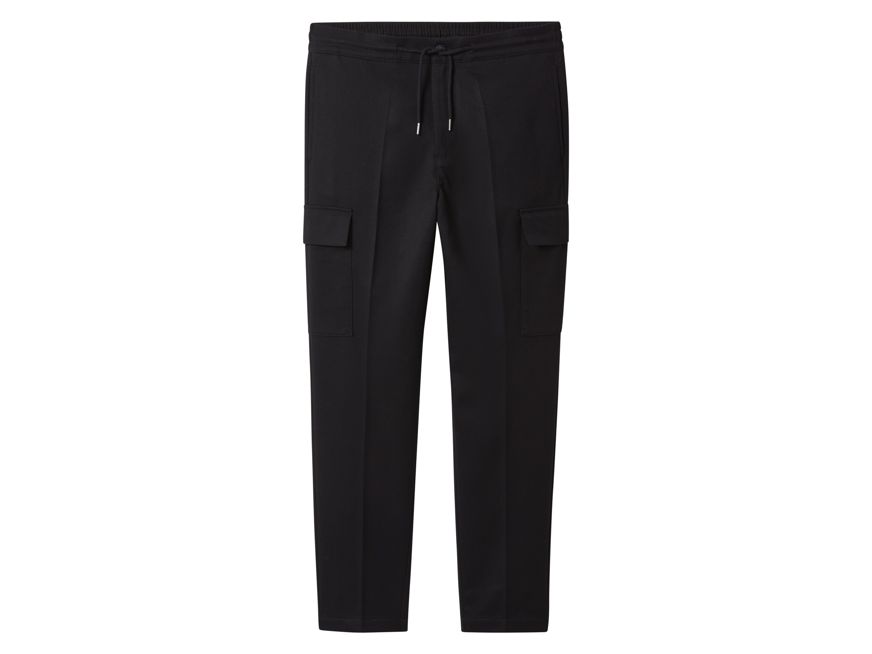 esmara Men Spodnie cargo męskie flanelowe Czarny, XL 56/58