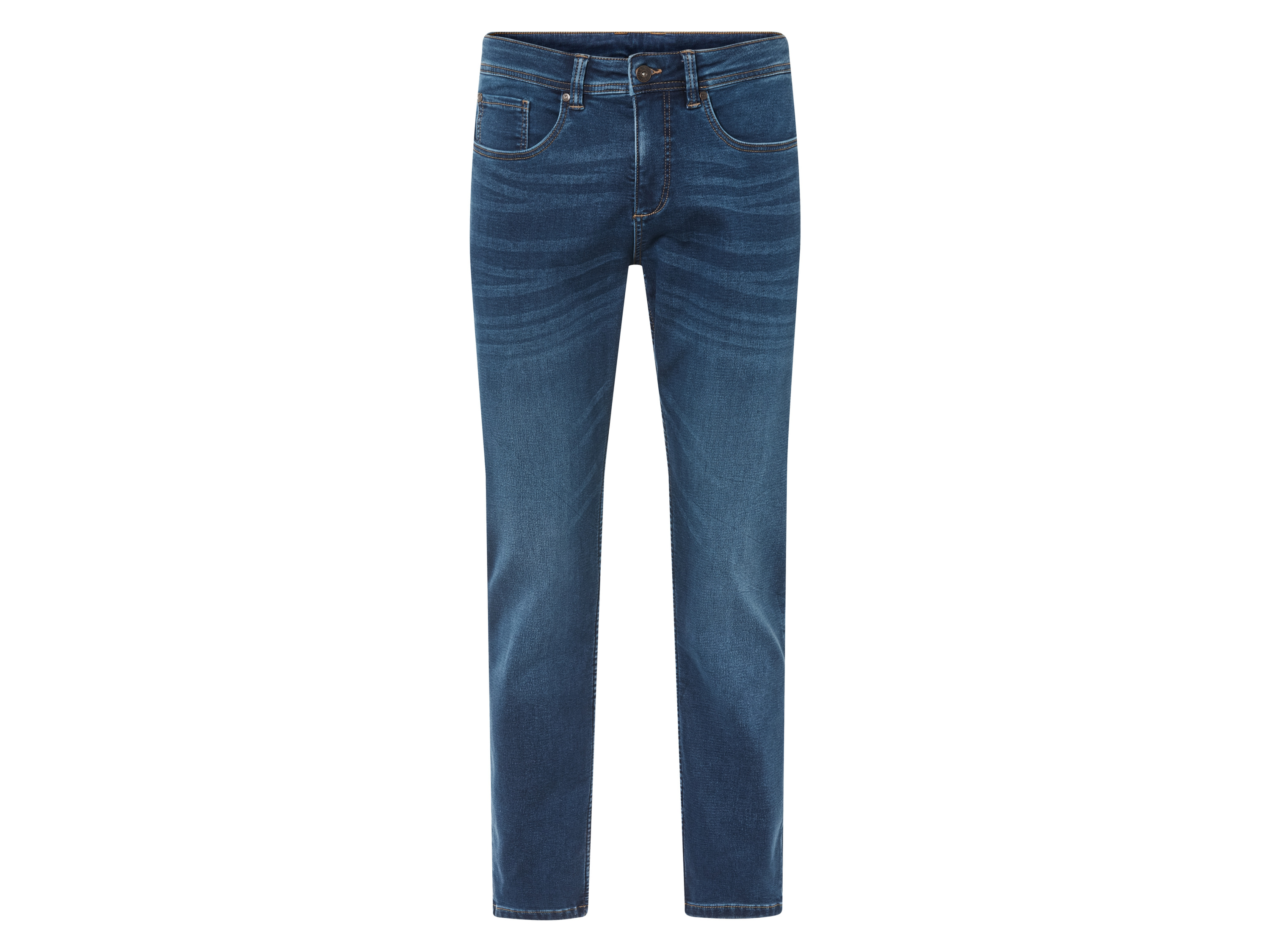 Livergy Jeansy dresowe męskie, Slim Fit Niebieski, 50 34/32
