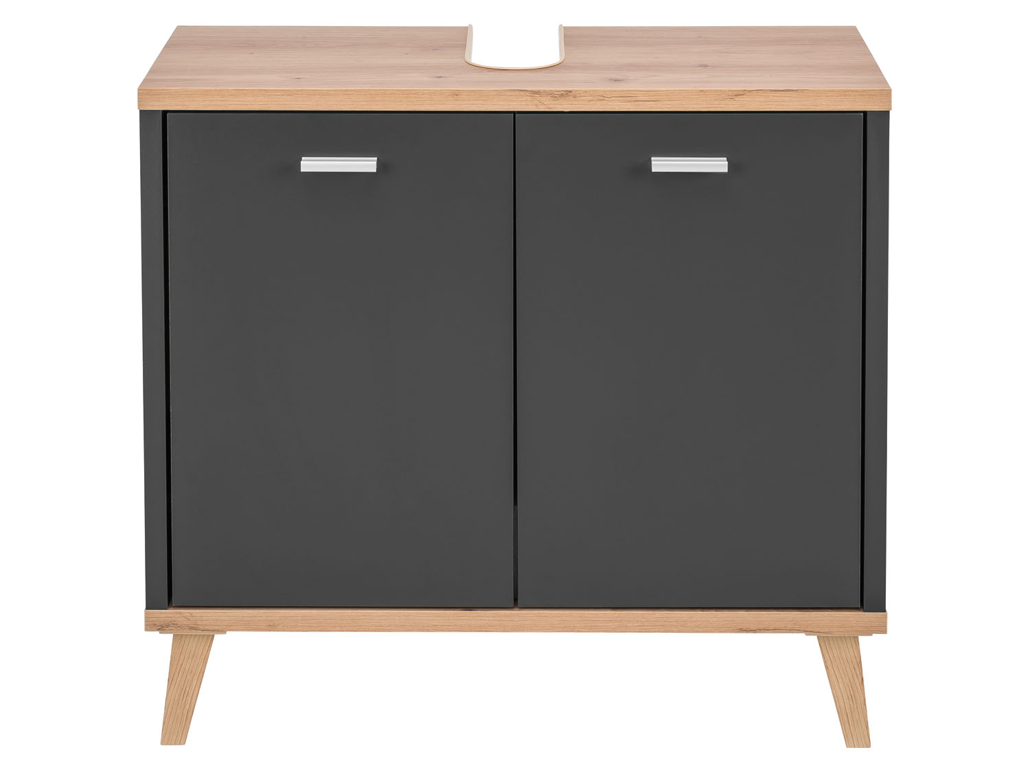 Livarno home Szafka pod umywalkę Corfu, z wycięciem na syfon