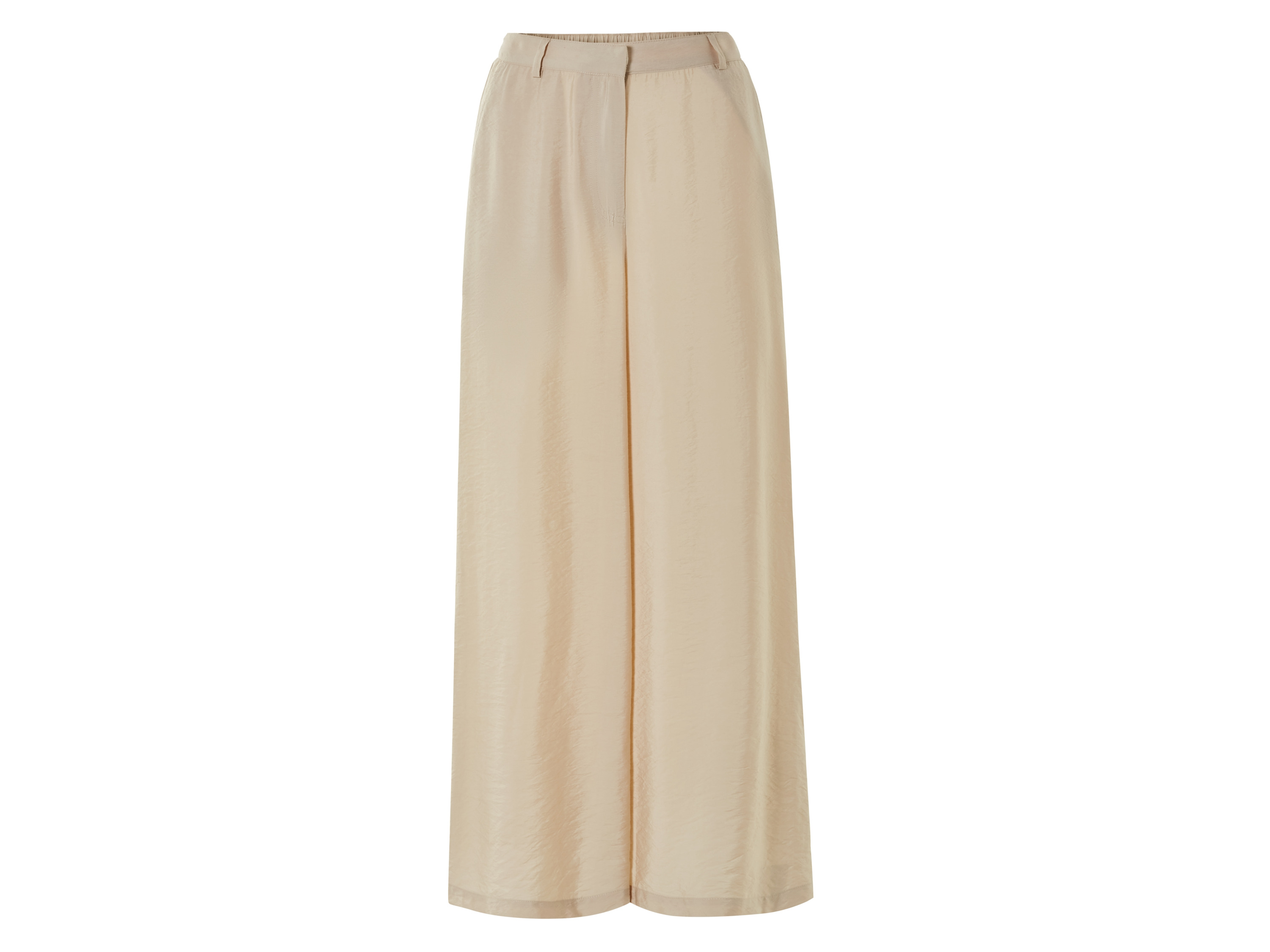 esmara Spodnie damskie wide leg Beżowy, 38