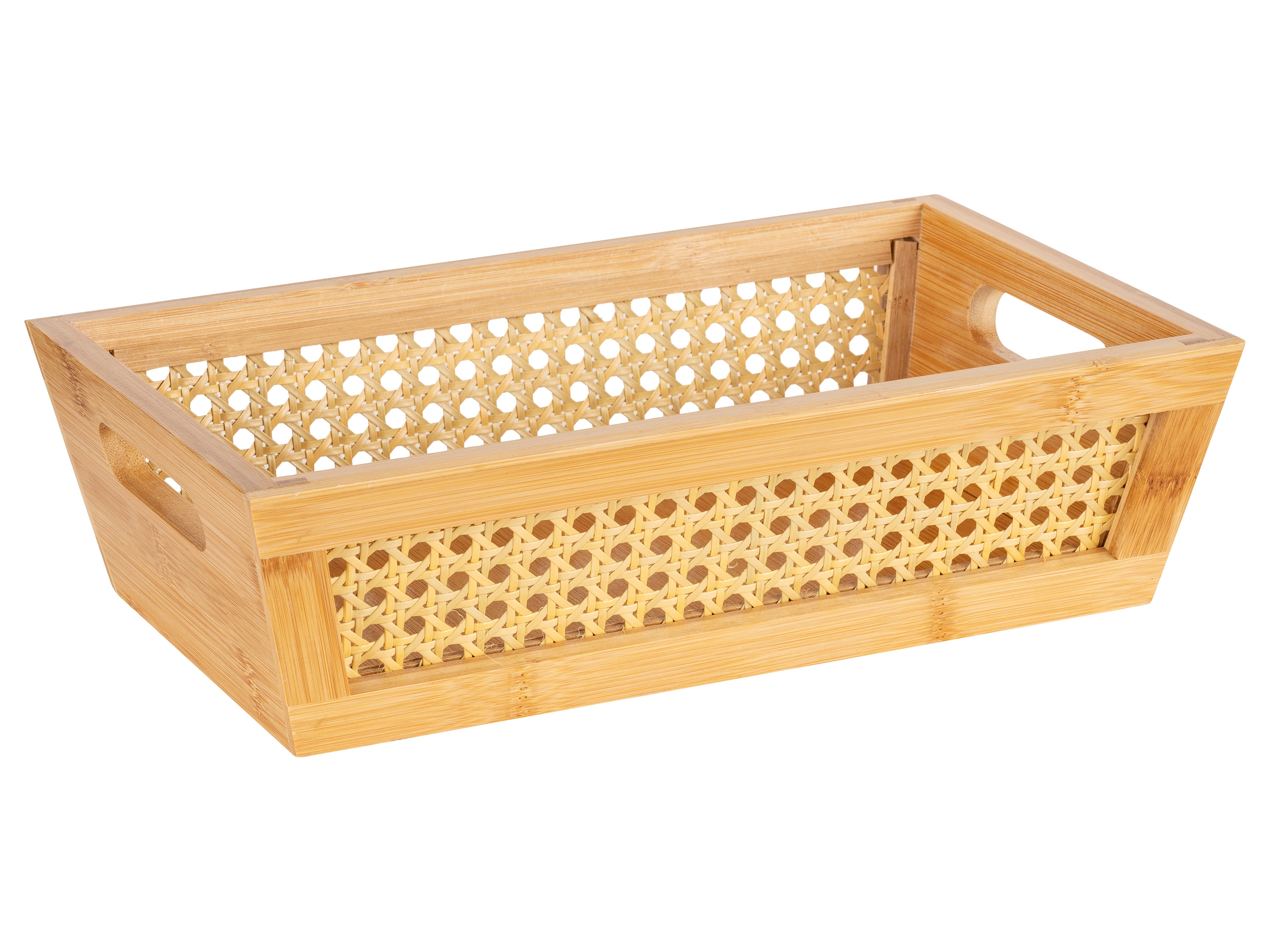 Wenko Kosz/Kosze do przechowywania, z plecionki Koszyk M, beżowy