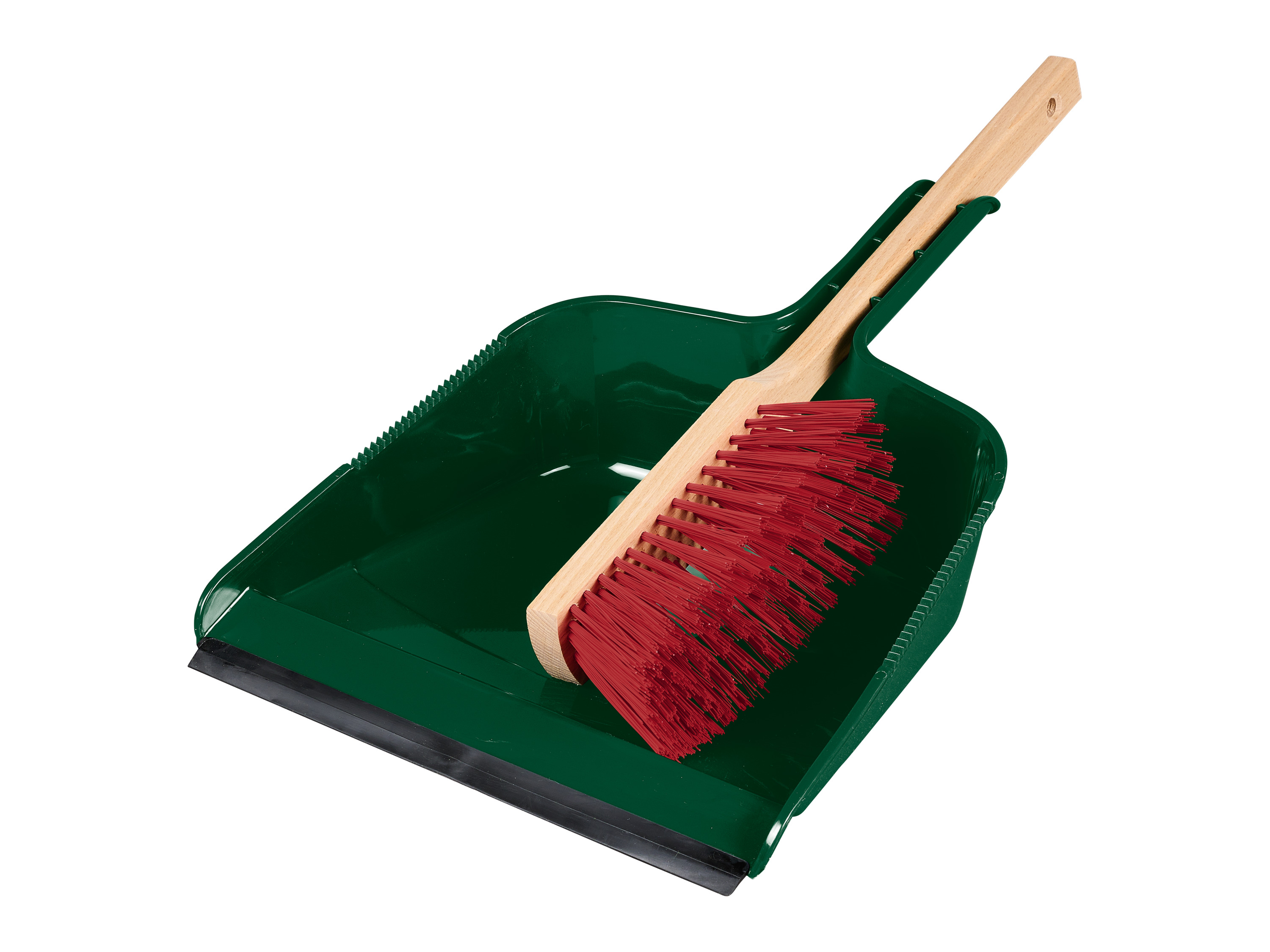 Parkside Zestaw do zamiatania, 2 elementy Plastik z drewnianym uchwytem