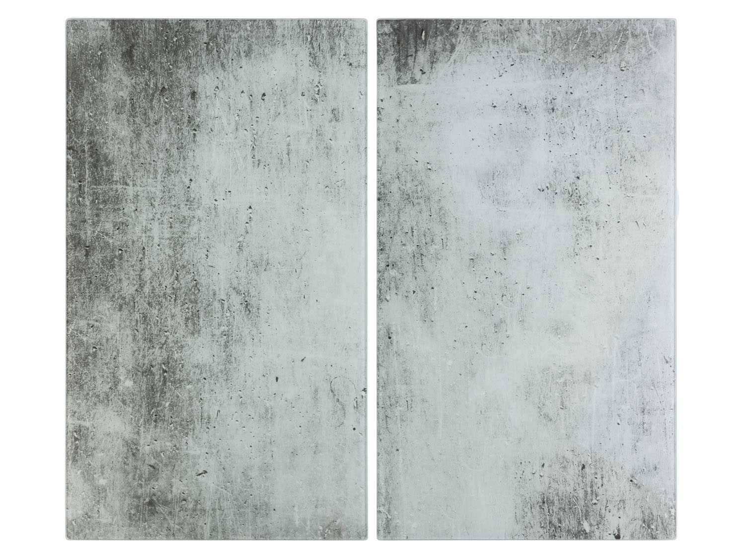 Ernesto Płyta szklana, zestaw 2-częściowy Beton