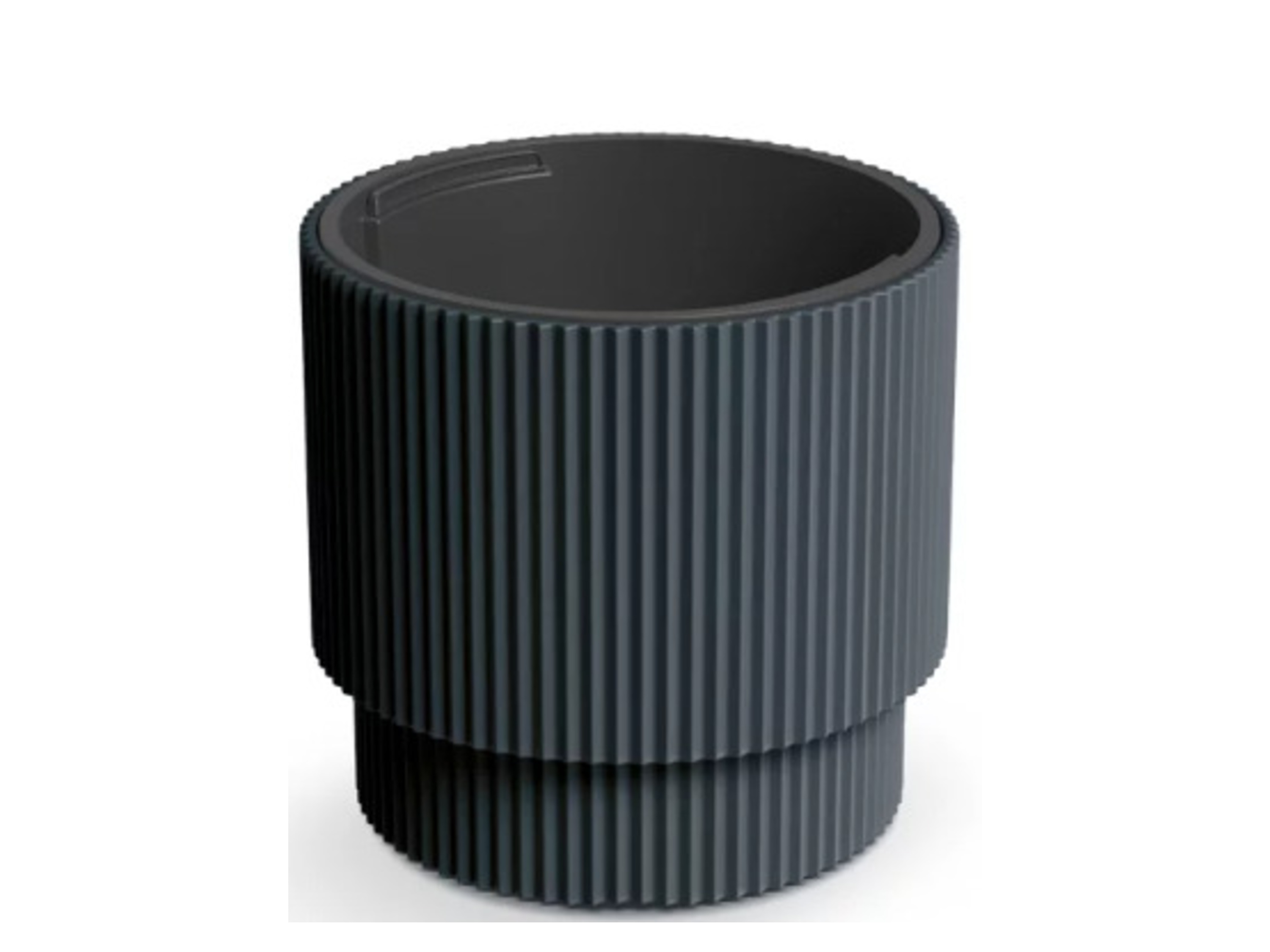 Prosperplast Doniczka »Milly«, Ø 375 x wys. 395 mm, okrągła Antracytowy, 375x395