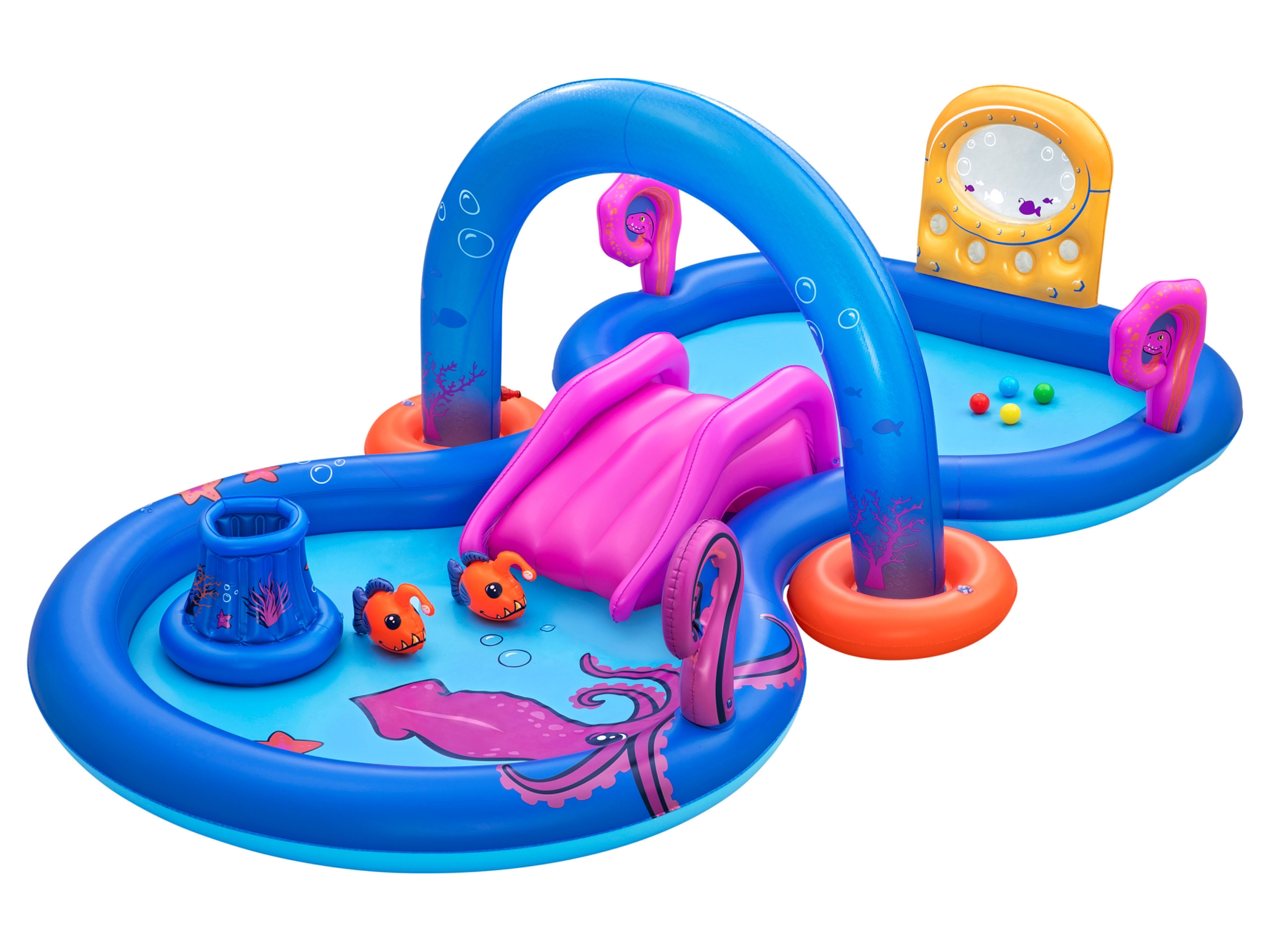 Bestway Basen dla dzieci Sea Odyssey z wbudowanym zraszaczem