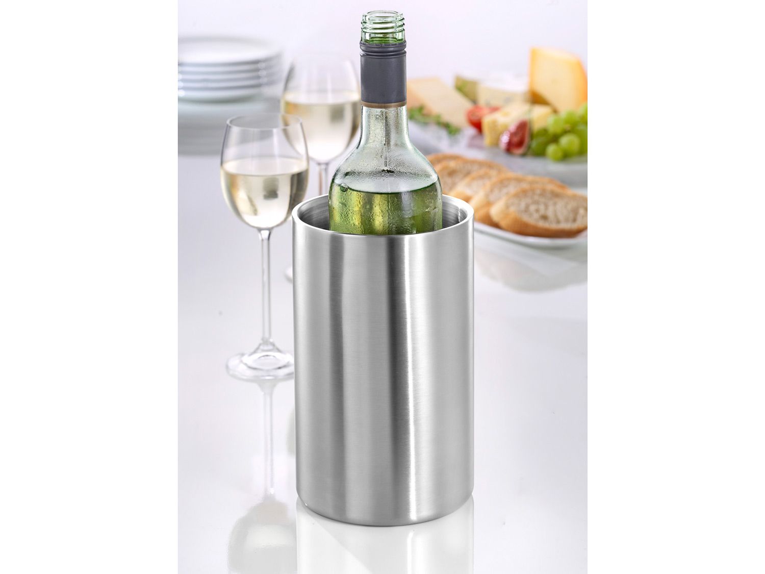 Esmeyer Chłodziarka do wina / Wazon ze stali nierdzewnej, ok. 1,6 l Stal szlachetna