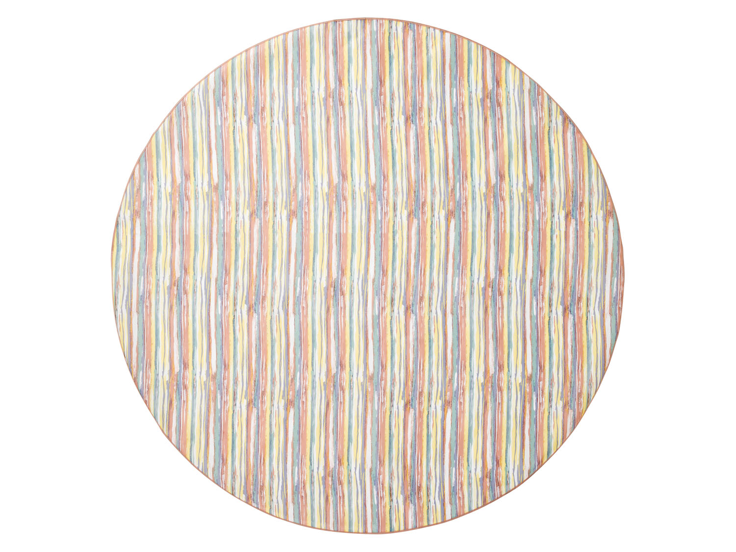 Livarno home Obrus, Ø 160 cm, 130 x 160 cm Okrągły 160 cm / paski, kolorowy