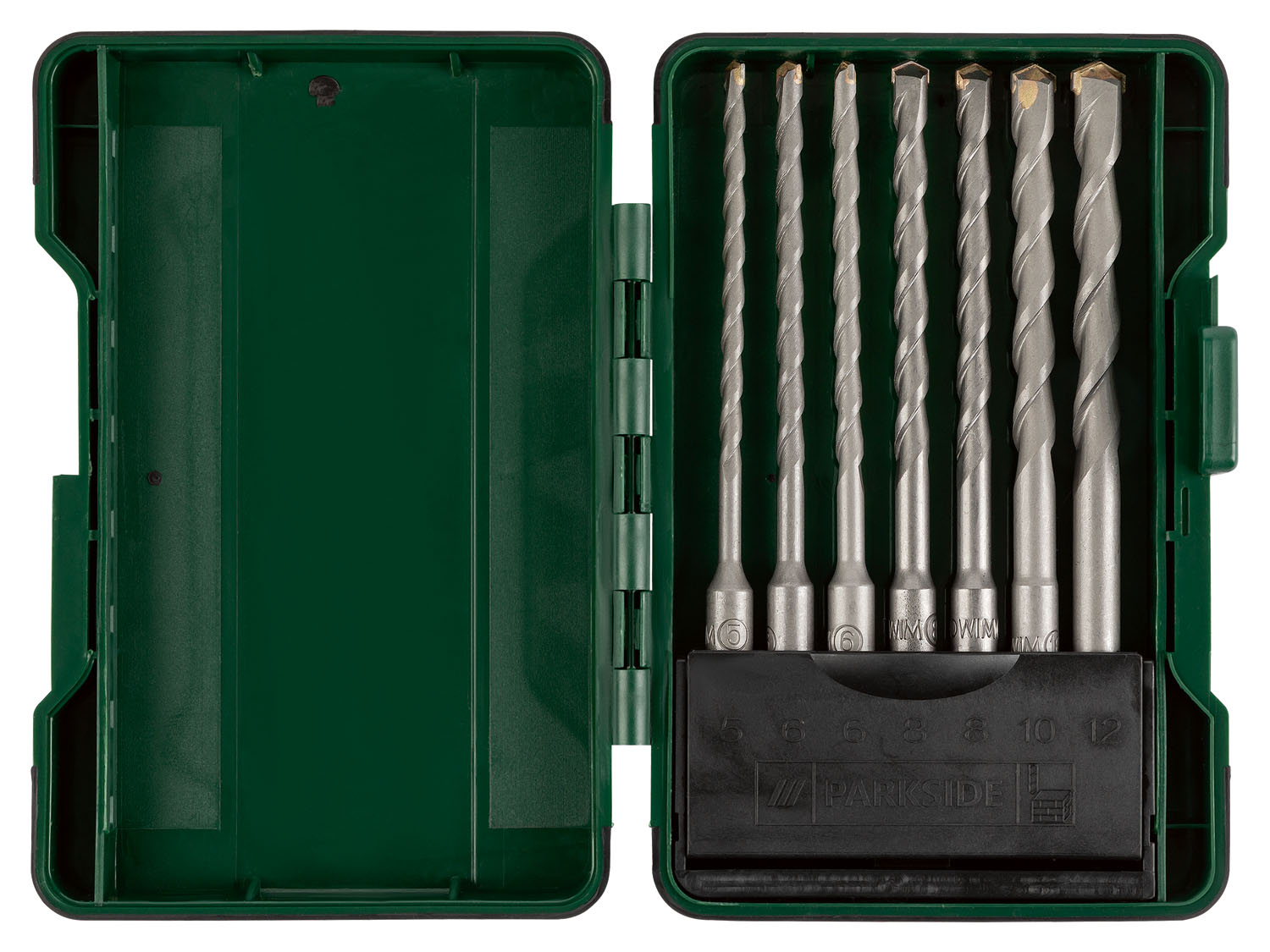 Parkside Zestaw wierteł udarowych Sds, 160 mm, 7 elementów