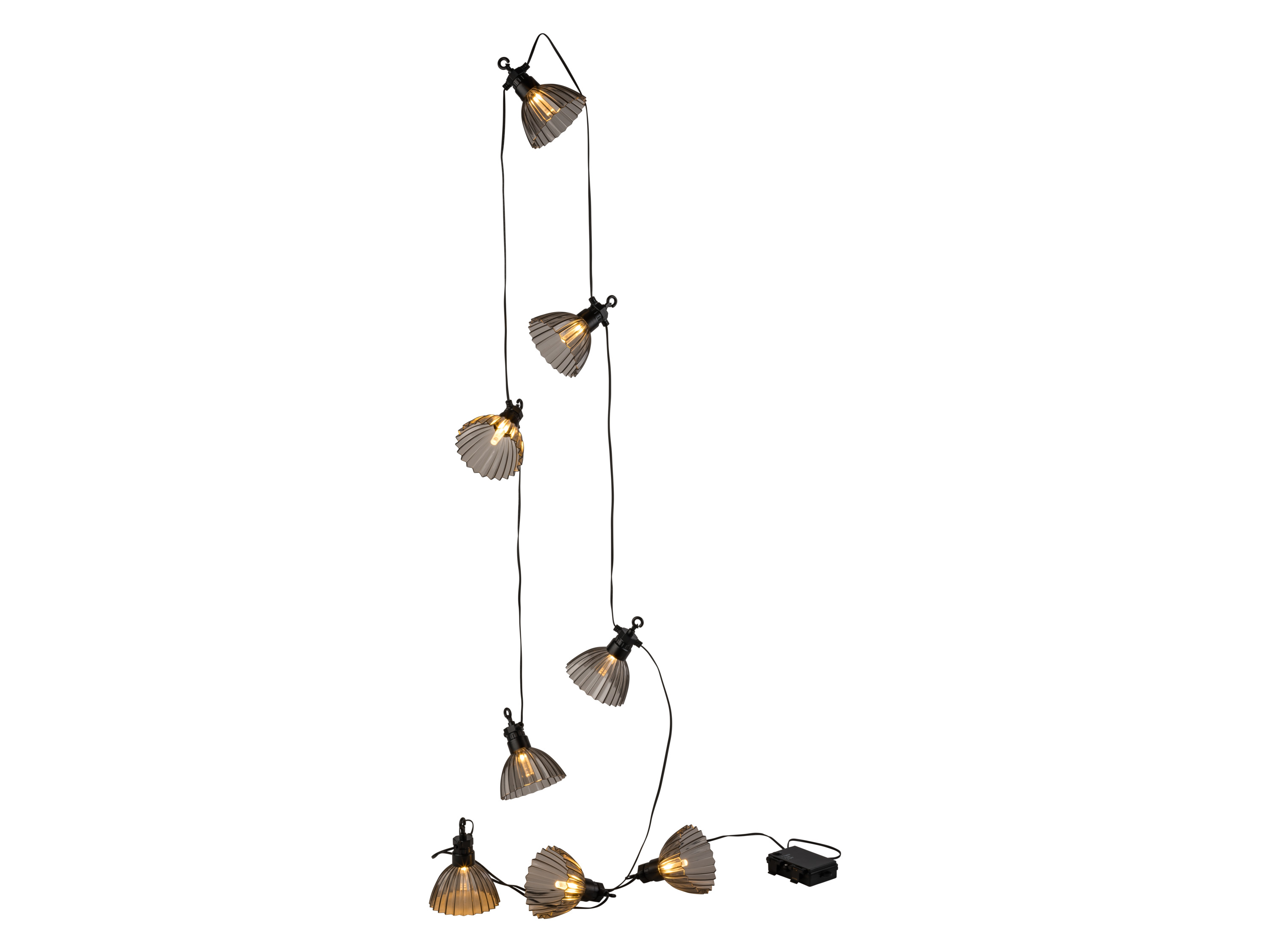 Livarno home Girlanda świetlna LED z 8 żarówkami Czarny