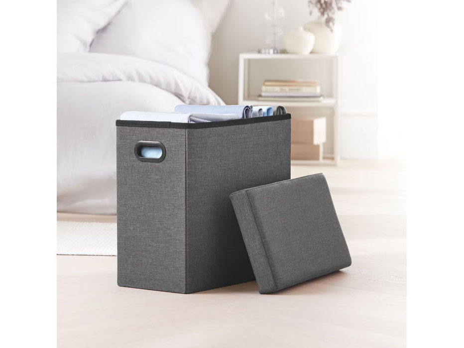 Livarno home Puf składany, grafitowy