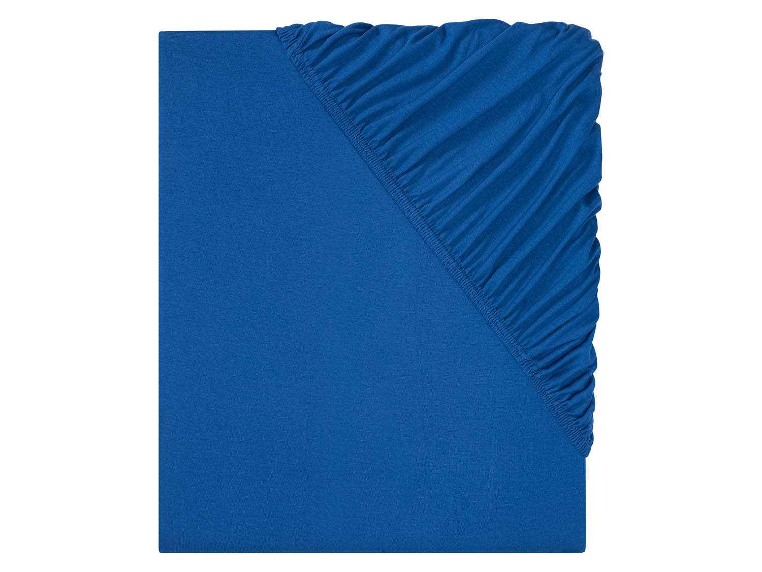 Livarno home Prześcieradło z dżerseju z gumką, 180-200 x 200 cm Niebieski