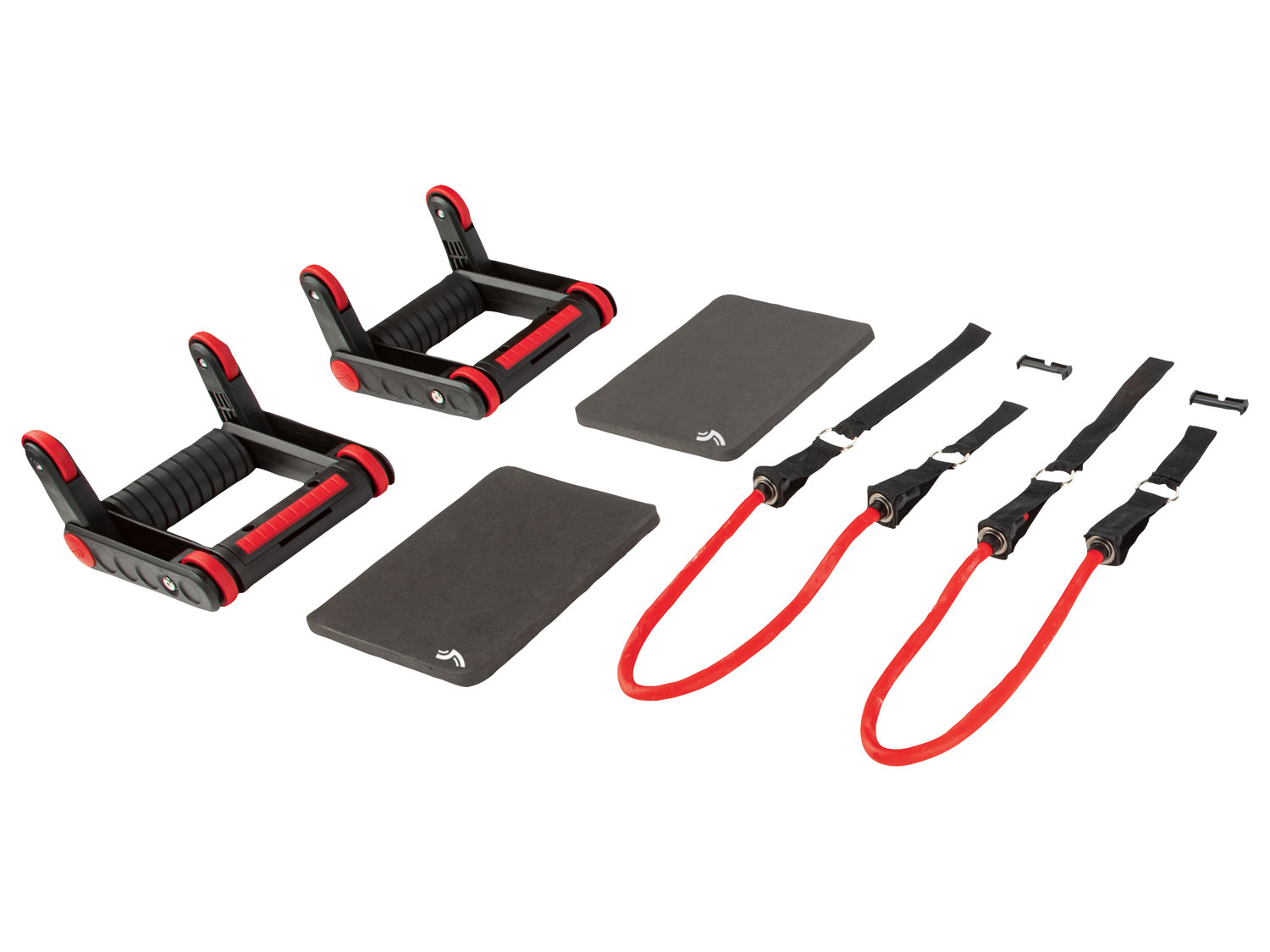 Crivit Deska do pompek / Zestaw do fitness 3w1 Zestaw do fitness 3 w 1